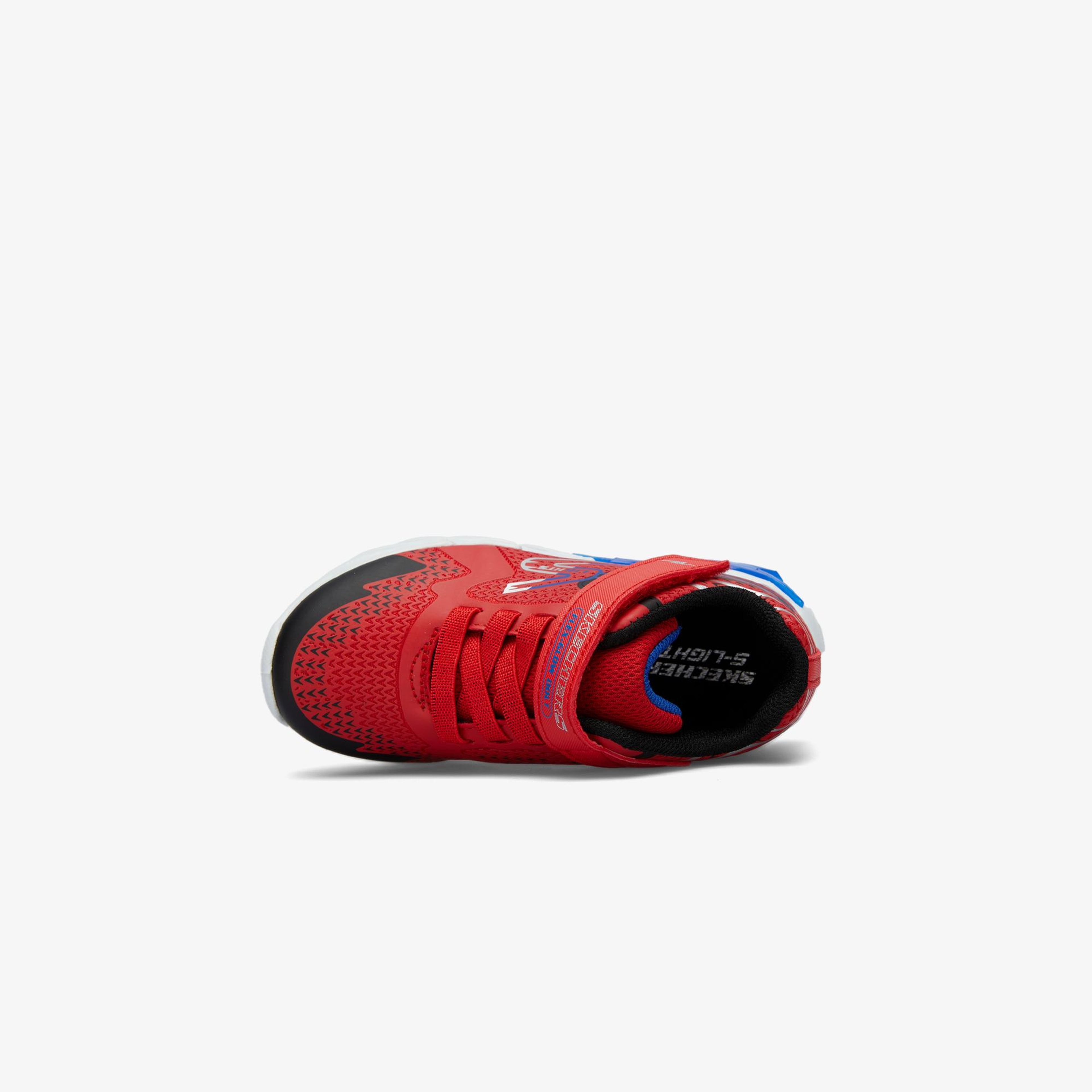 Skechers Flex-Glow Bolt Bebek Kırmızı/Siyah Spor Ayakkabı