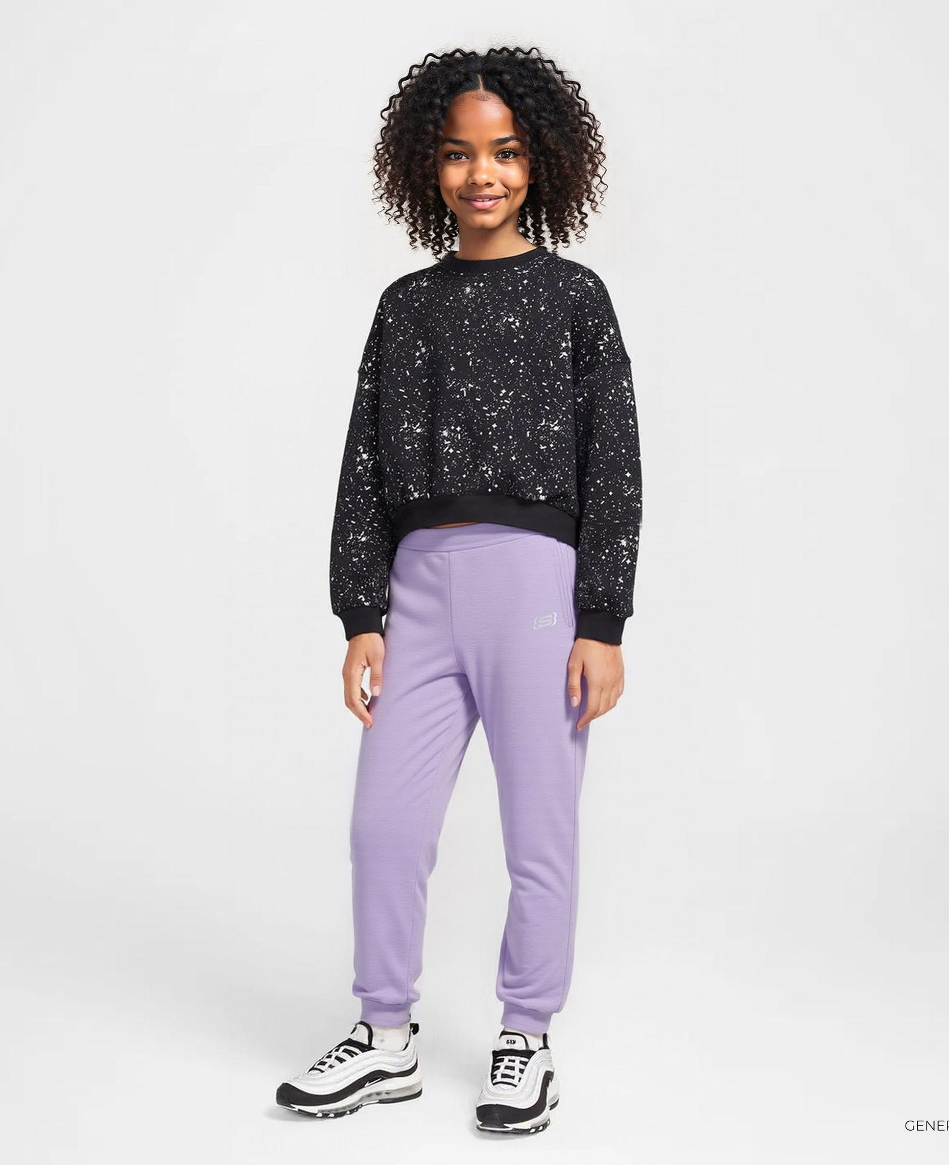 Skechers G Essential Jogger Çocuk Mor Eşofman Altı