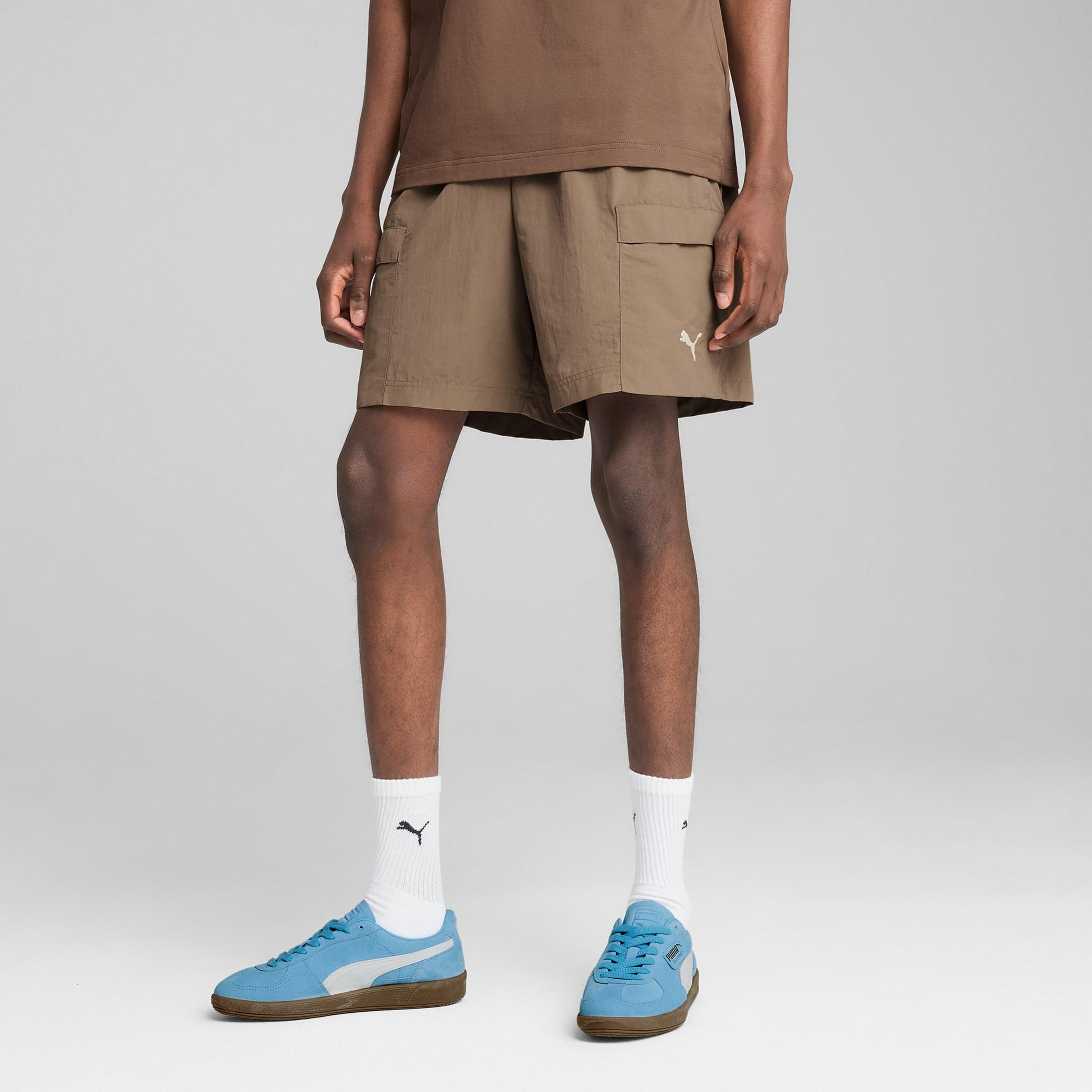 Puma Wardrobe Ess Cargo Unisex Kahverengi Şort
