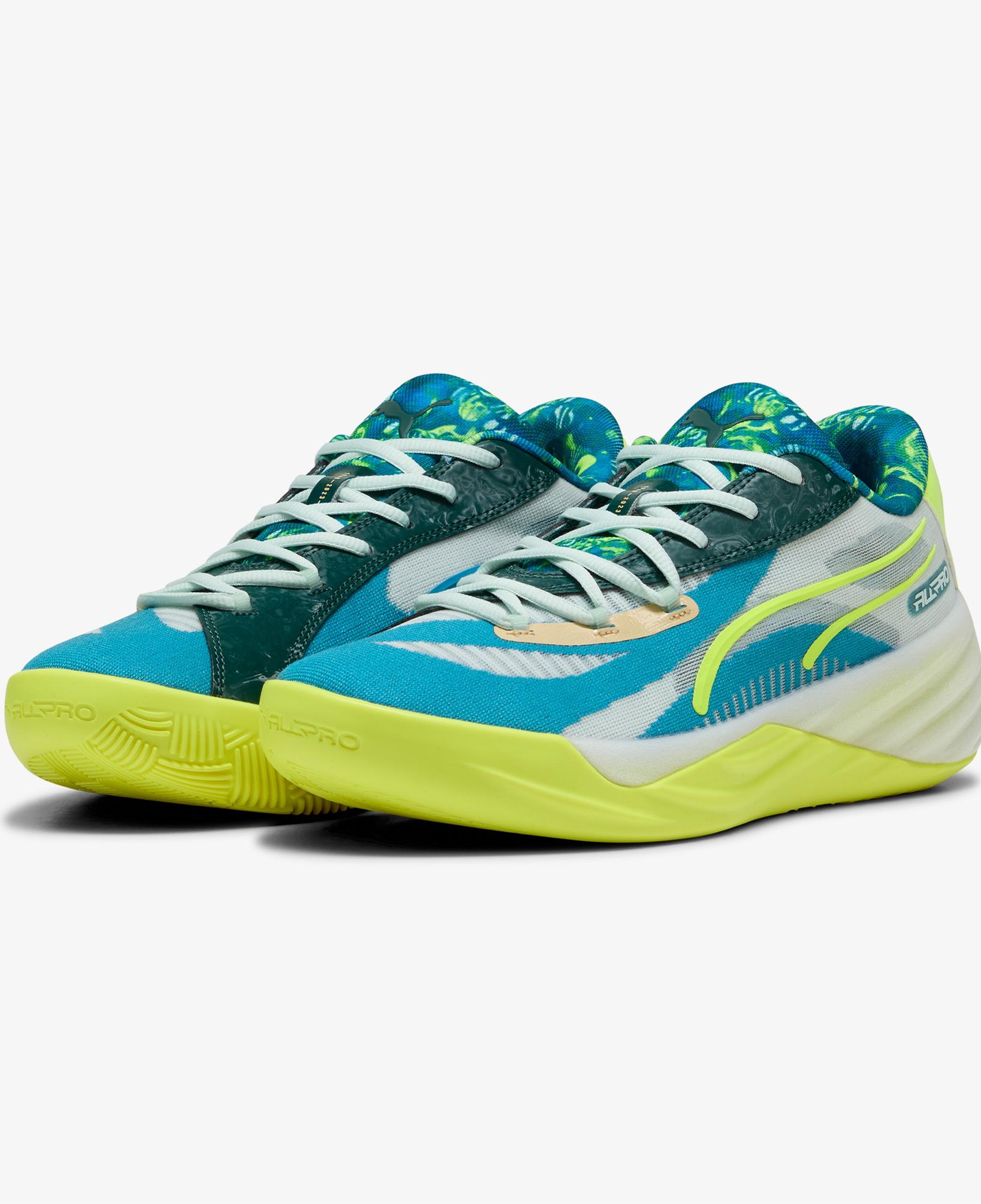 Puma All-Pro Nitro Hoops Dreamz Erkek Mavi Spor Ayakkabı