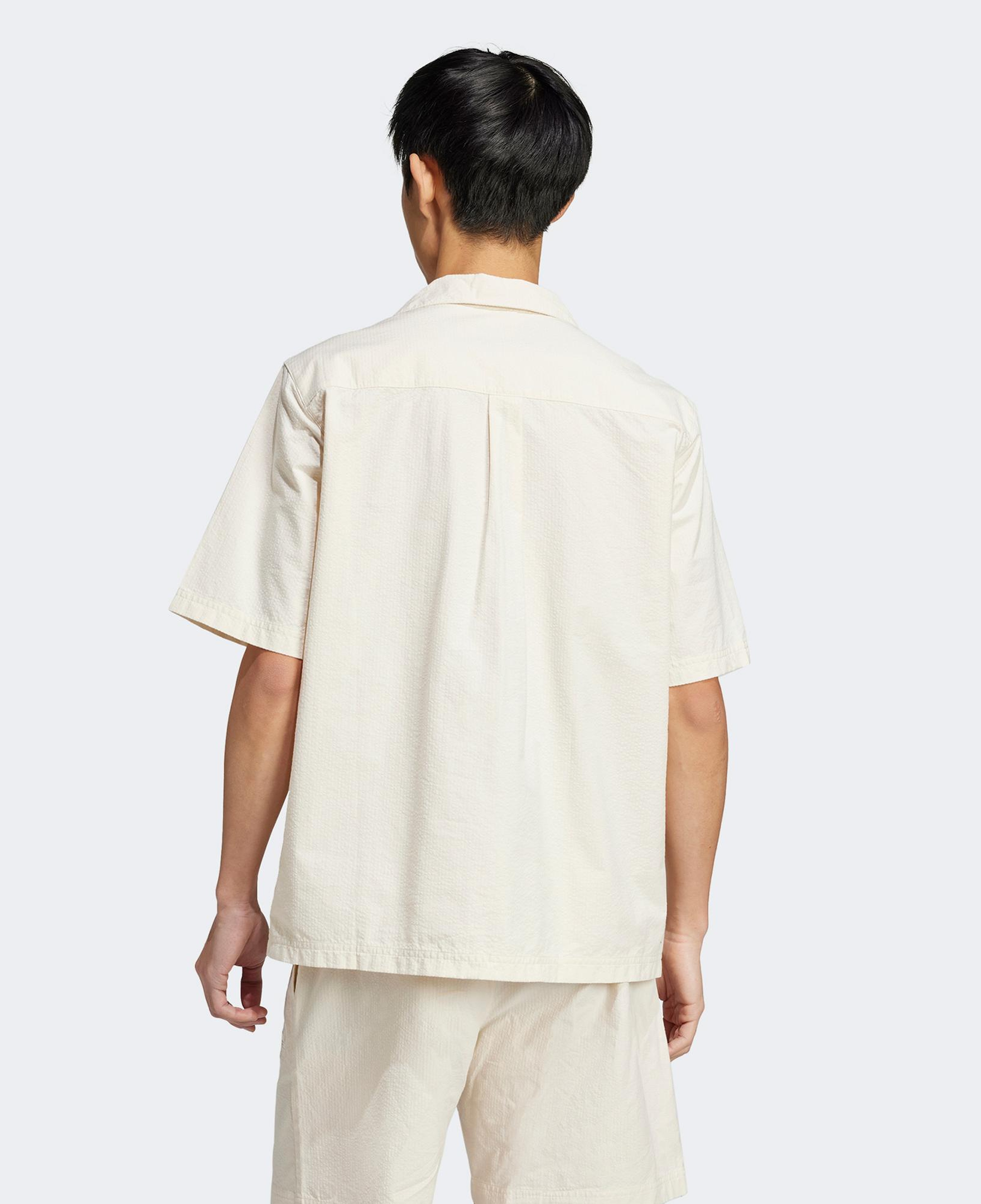 adidas Essentials Plus Erkek Beyaz Kısa Kollu Gömlek