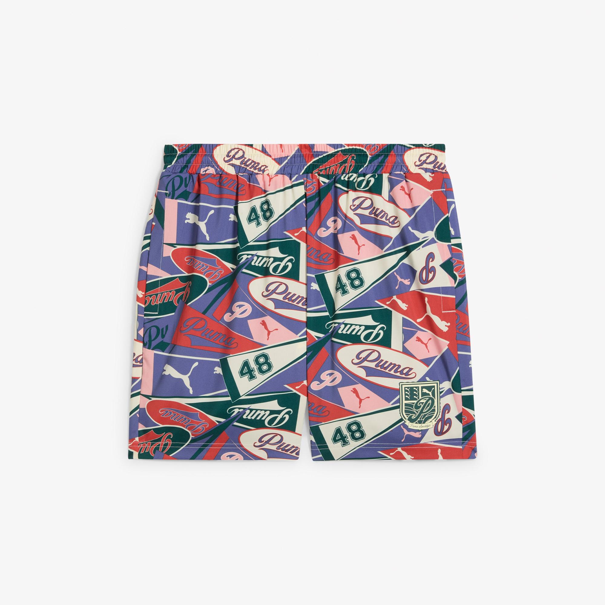 Puma Sports Legacy Graphic Relaxed Unisex Renkli Şort
