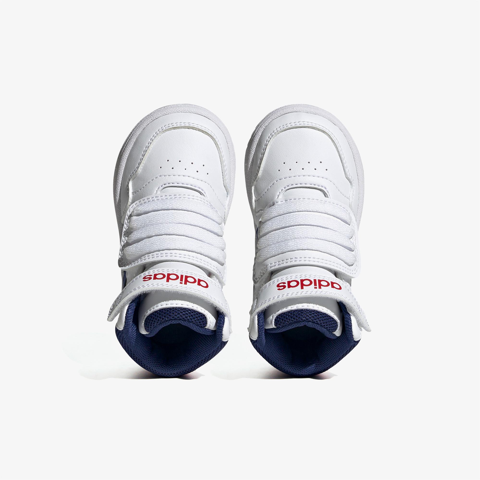 adidas Hoops Mid 3.0 Bebek Beyaz Spor Ayakkabı