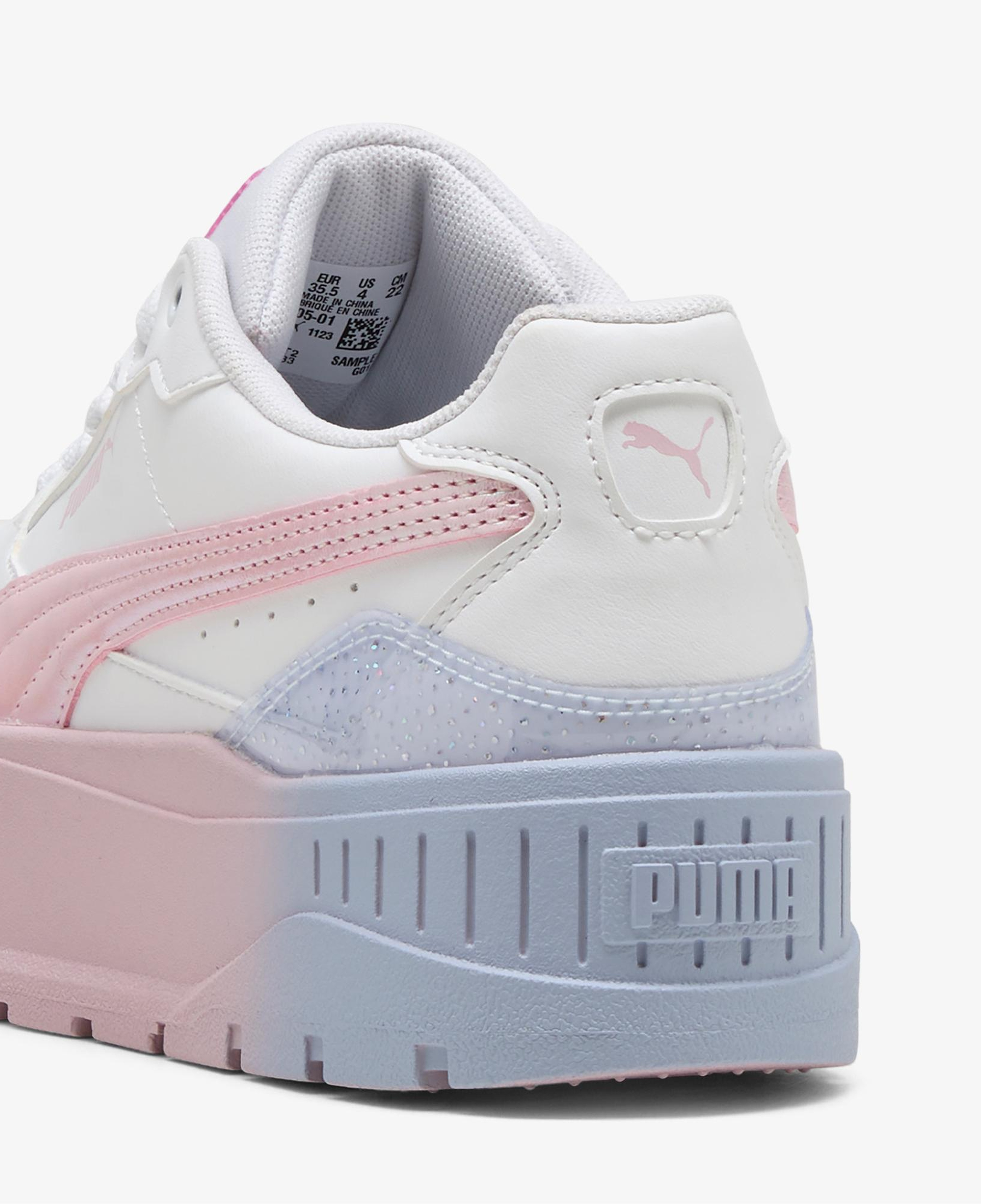 Puma Karmen Blurry Dreams Jr Çocuk Beyaz Spor Ayakkabı