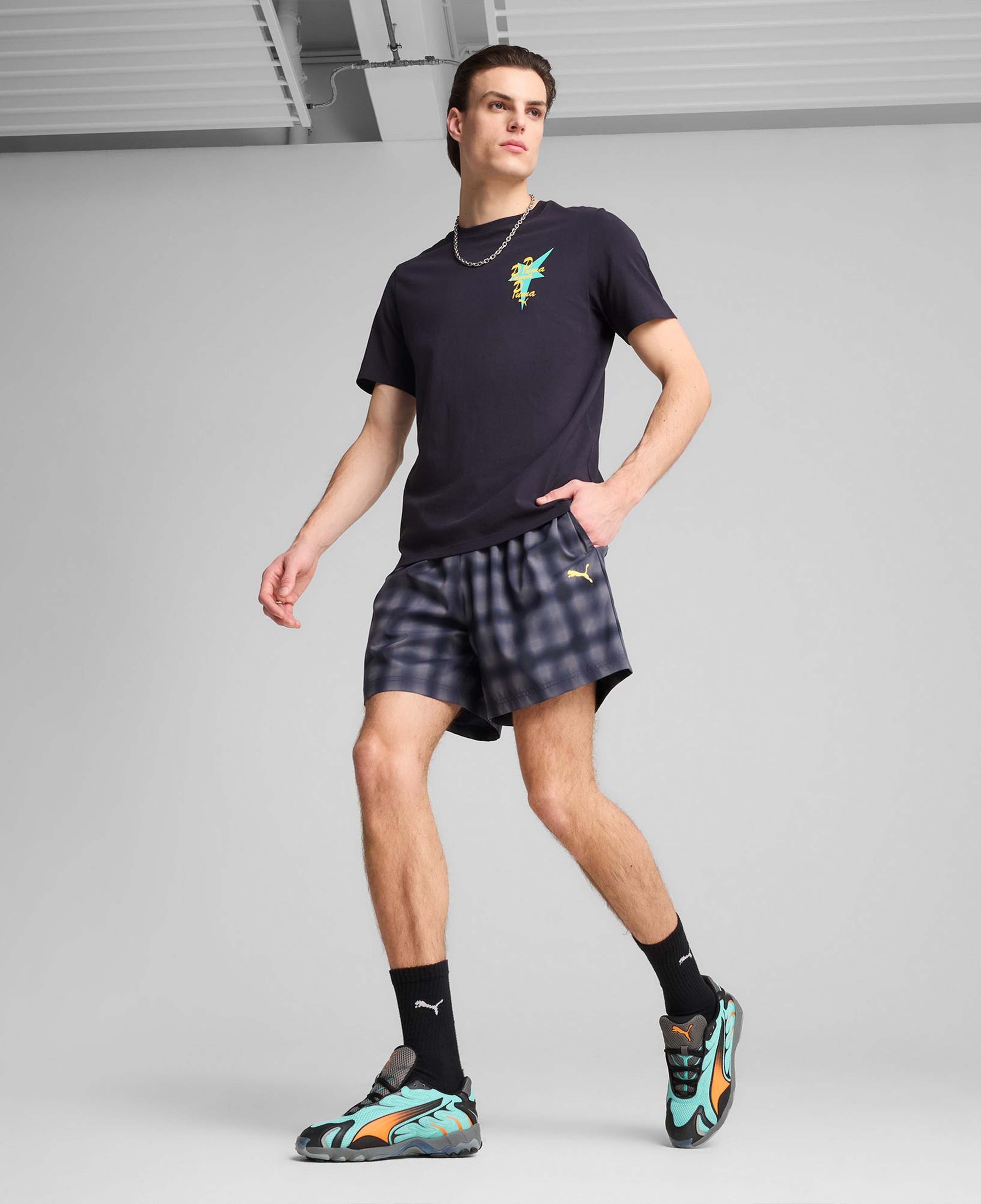 Puma Road to Unity Graphic Erkek Lacivert T-Shirt