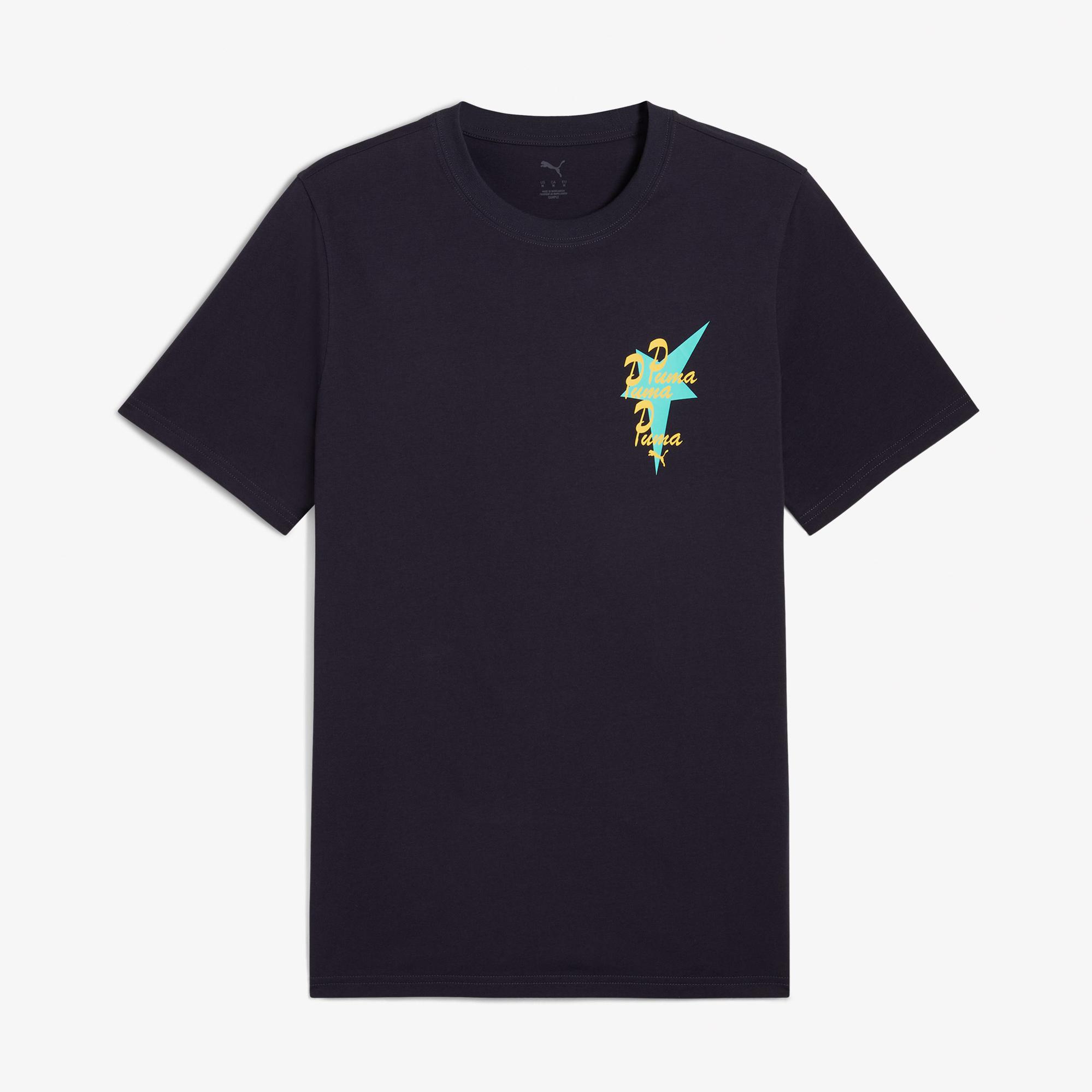 Puma Road to Unity Graphic Erkek Lacivert T-Shirt