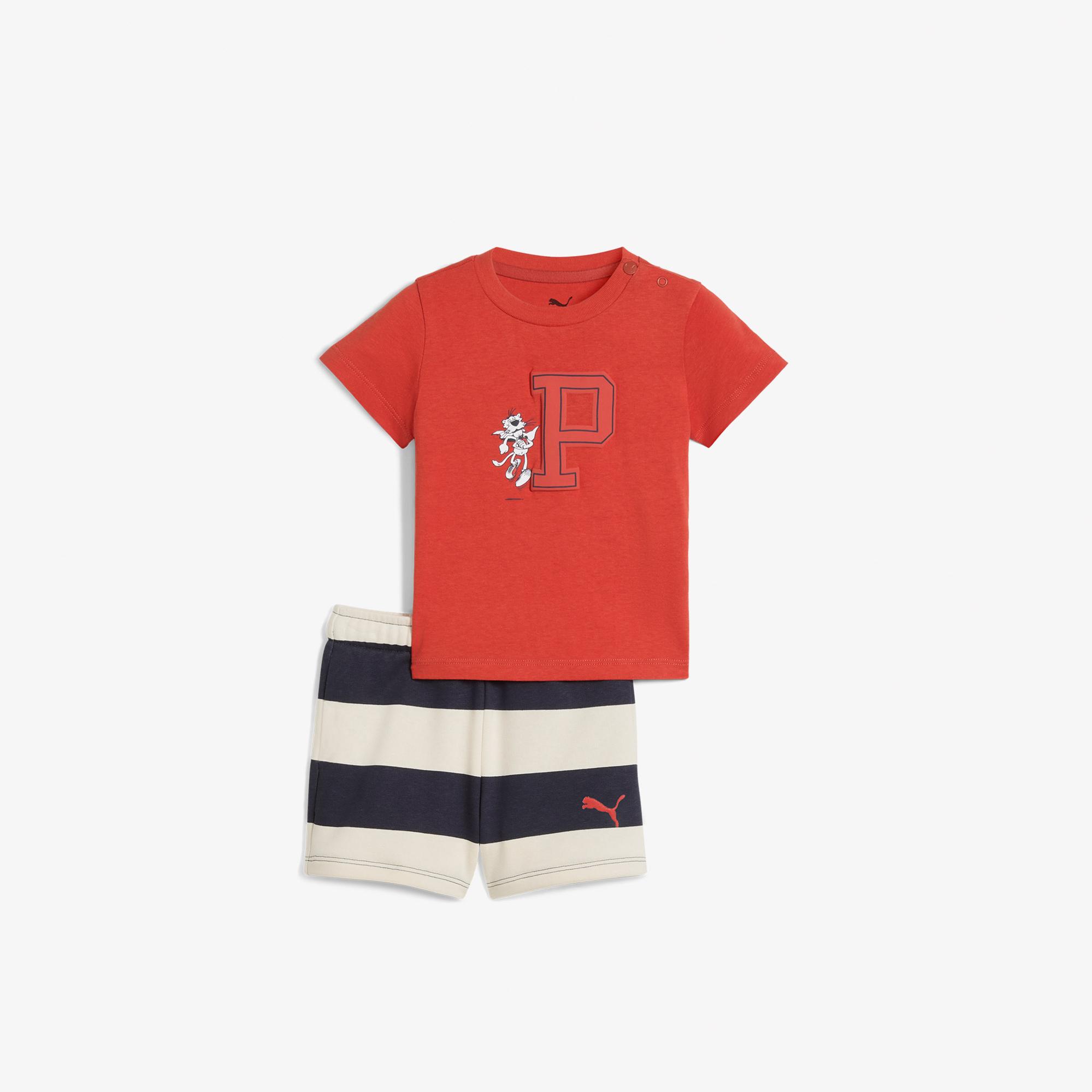 Puma Super Bebek Kırmızı Eşofman Takımı