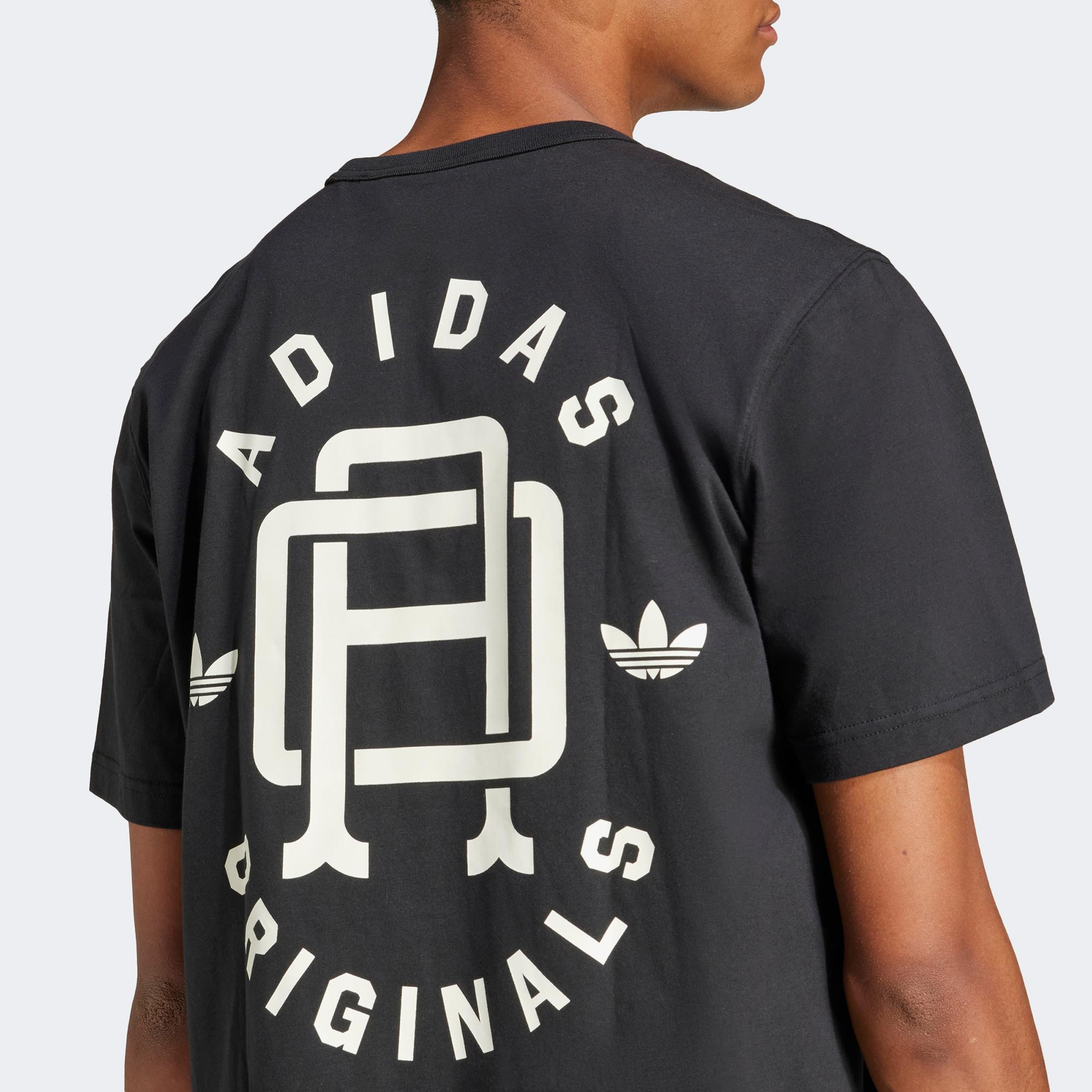 adidas Q12 Varsity Erkek Siyah T-Shirt