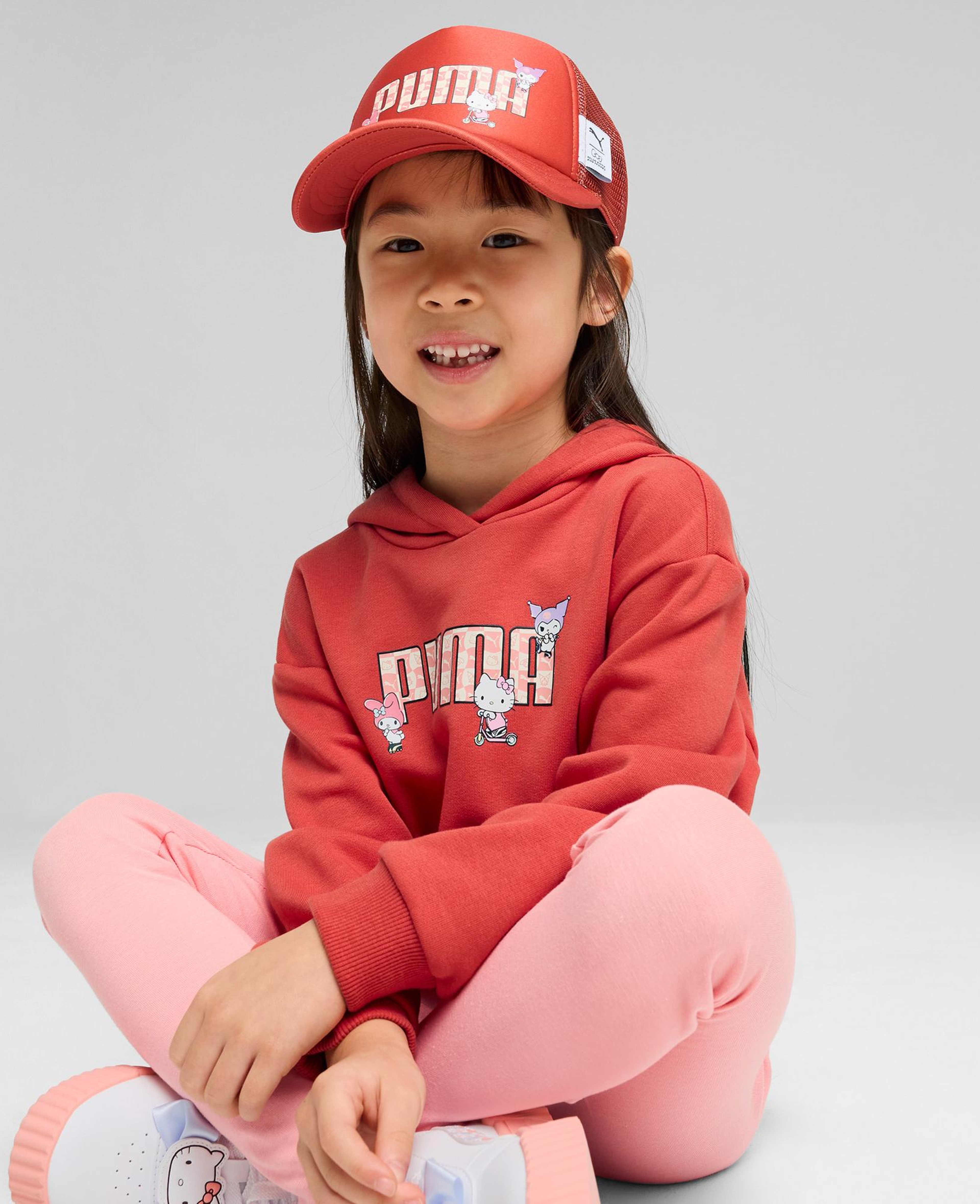Puma X Hello Kitty Friends Trucker Çocuk Kırmızı Şapka