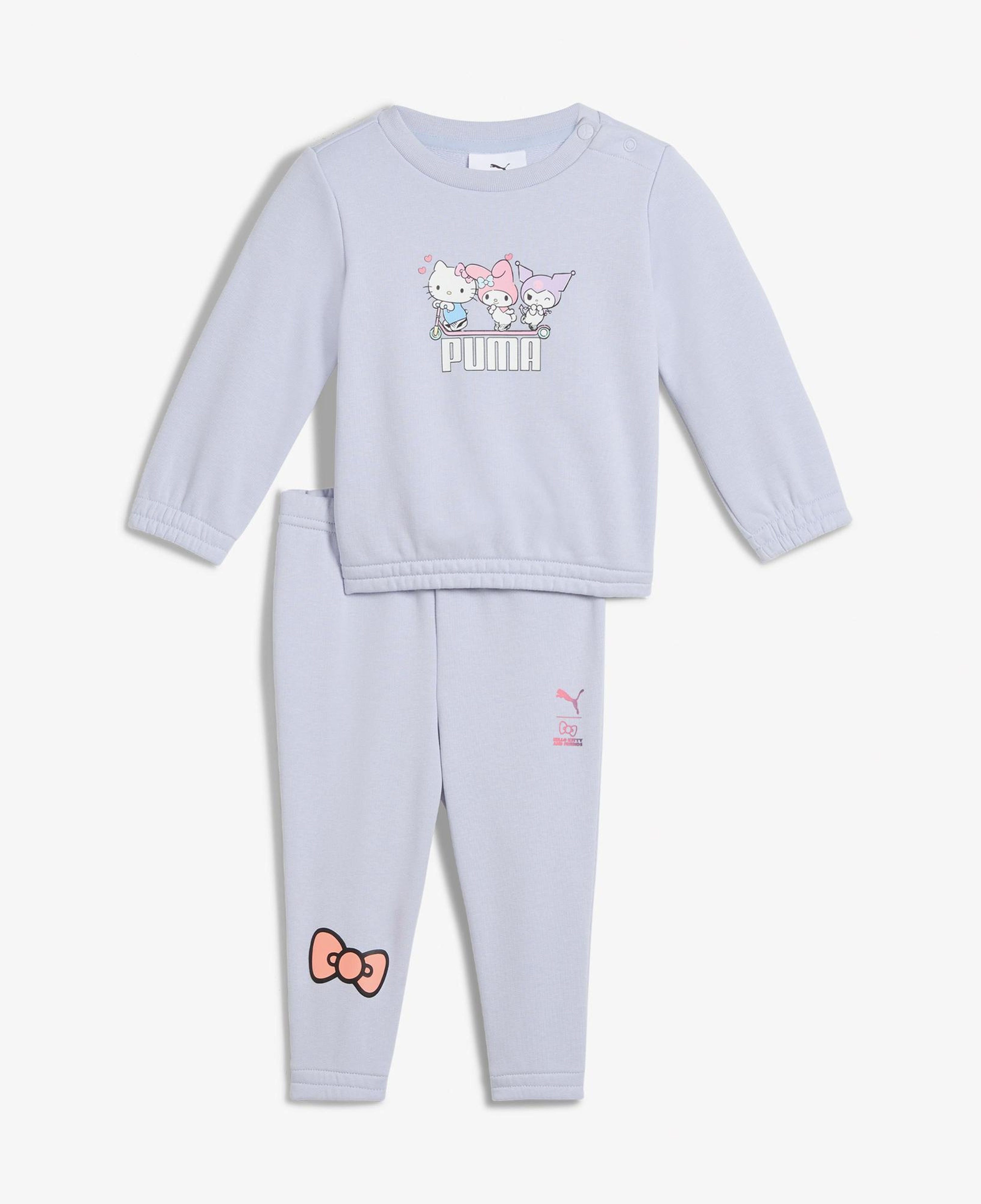 Puma X Hello Kitty & Friends Bebek Gri Eşofman Takımı
