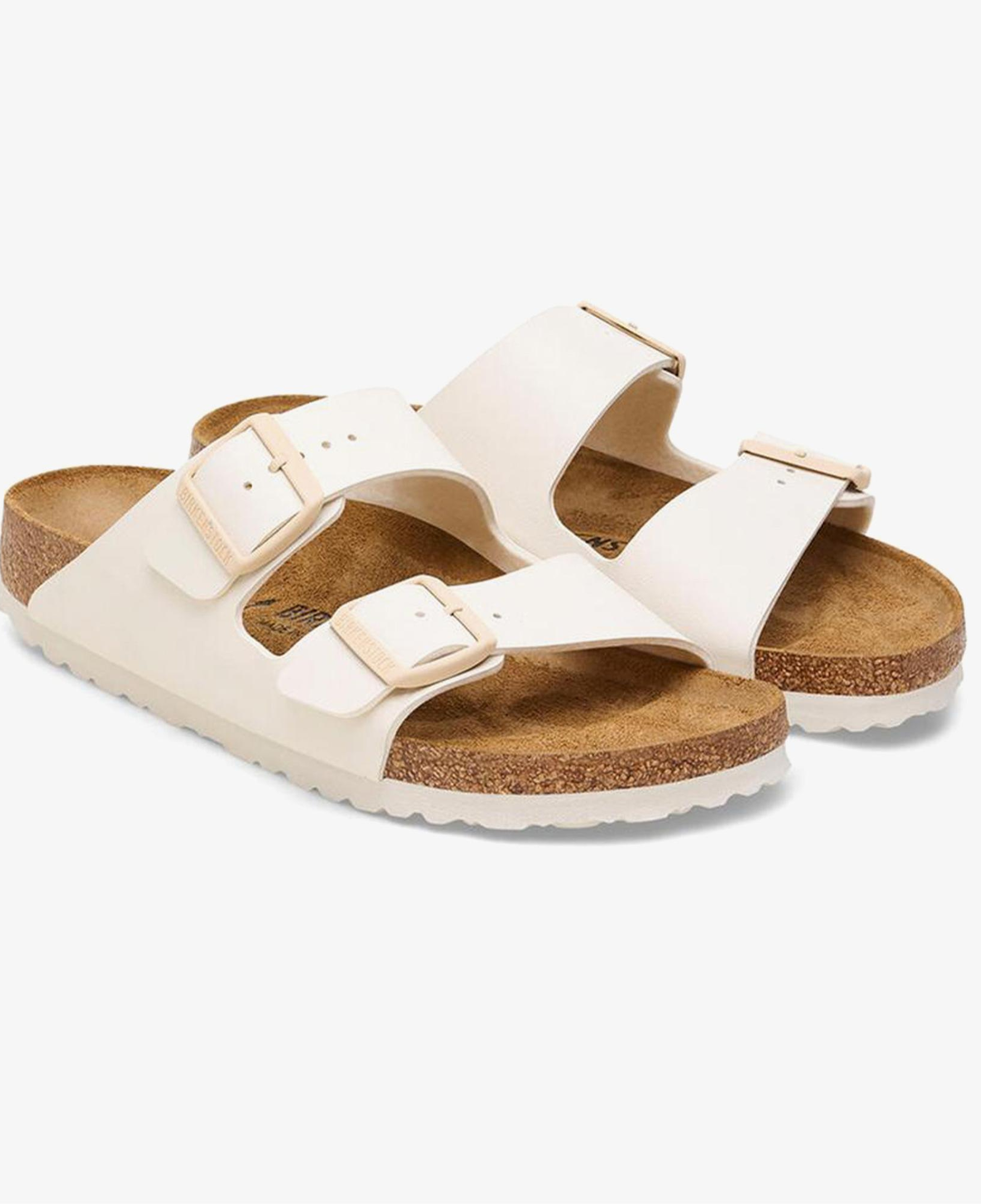 Birkenstock Arizona Bf Saffiano Krem Erkek Terlik