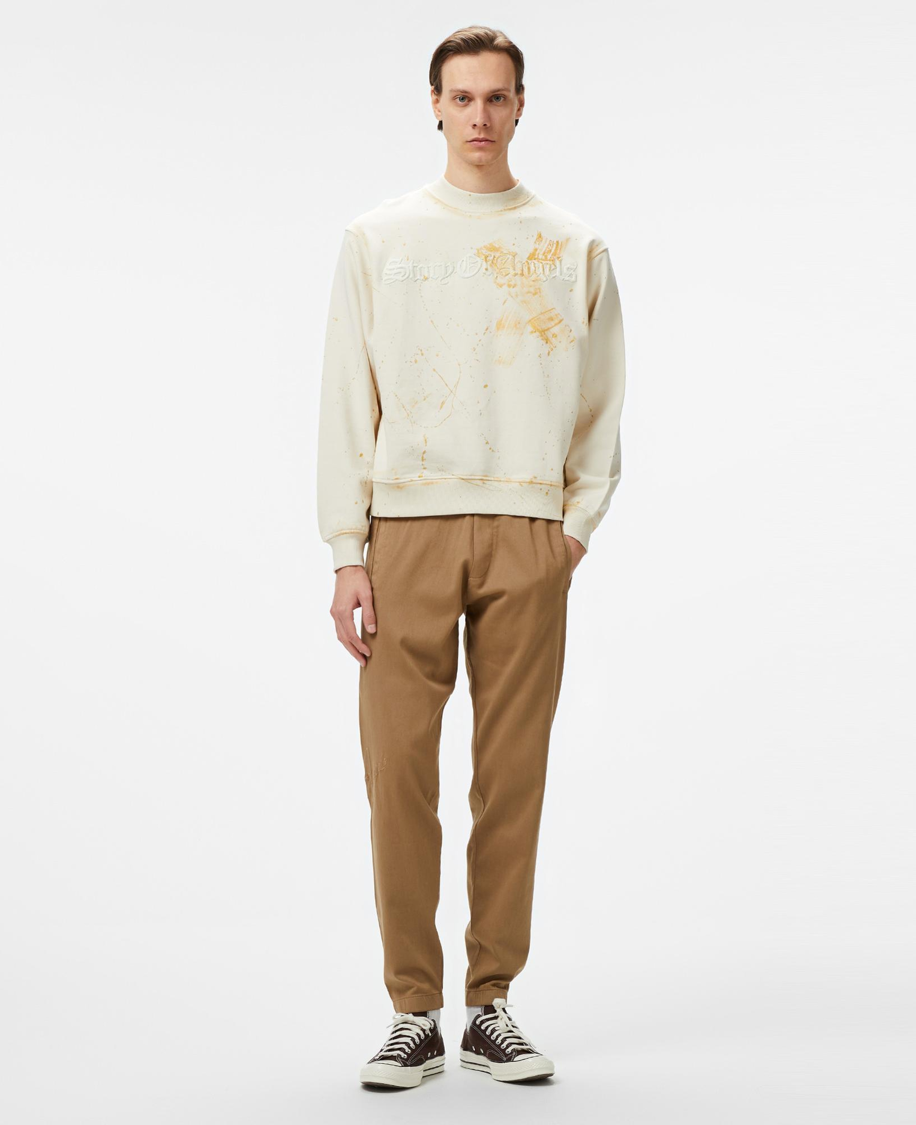 Story Of Angels Budha Dream Erkek Krem Sweatshirt