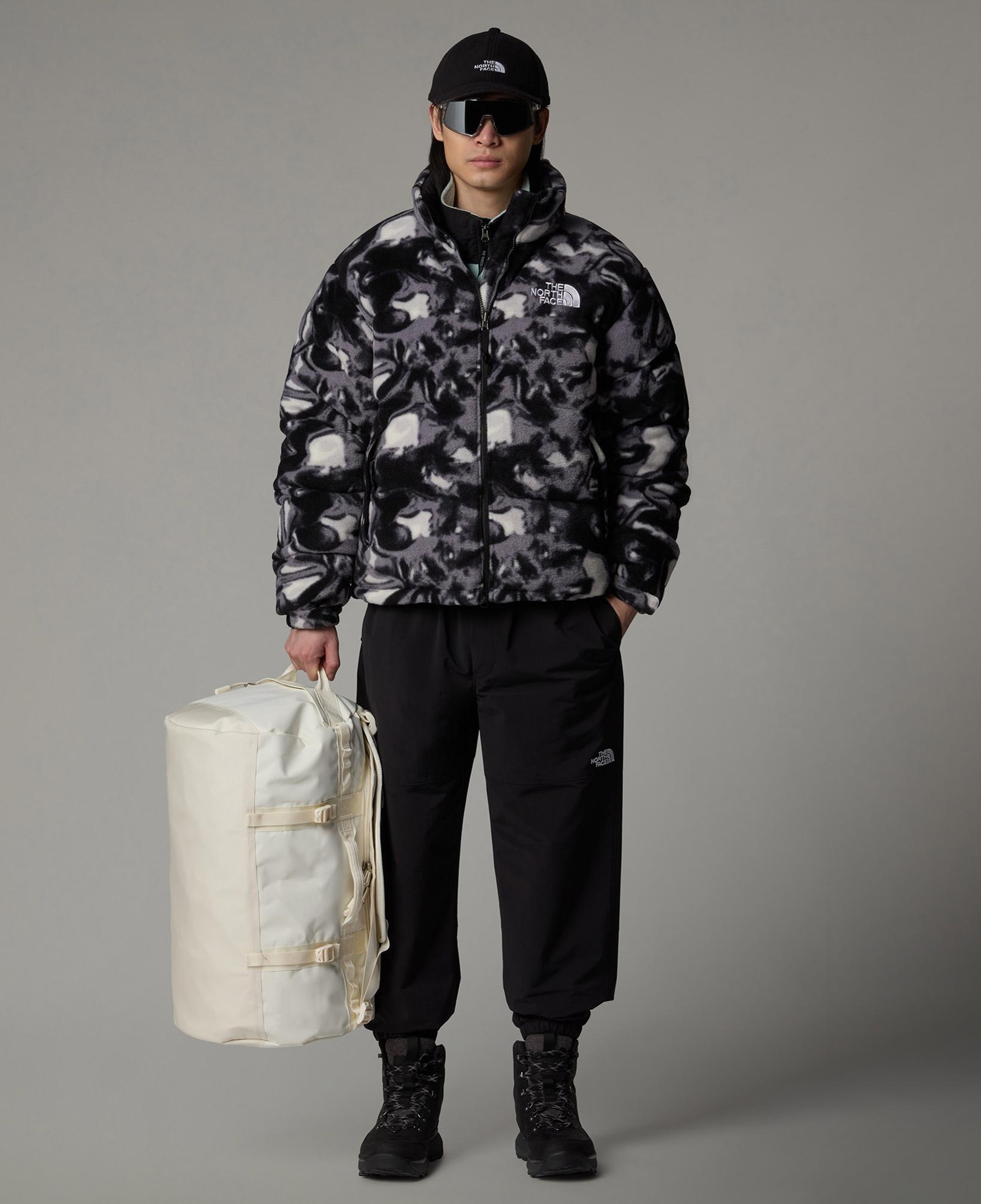 The North Face Polar Nuptse Erkek Desenli Siyah Mont