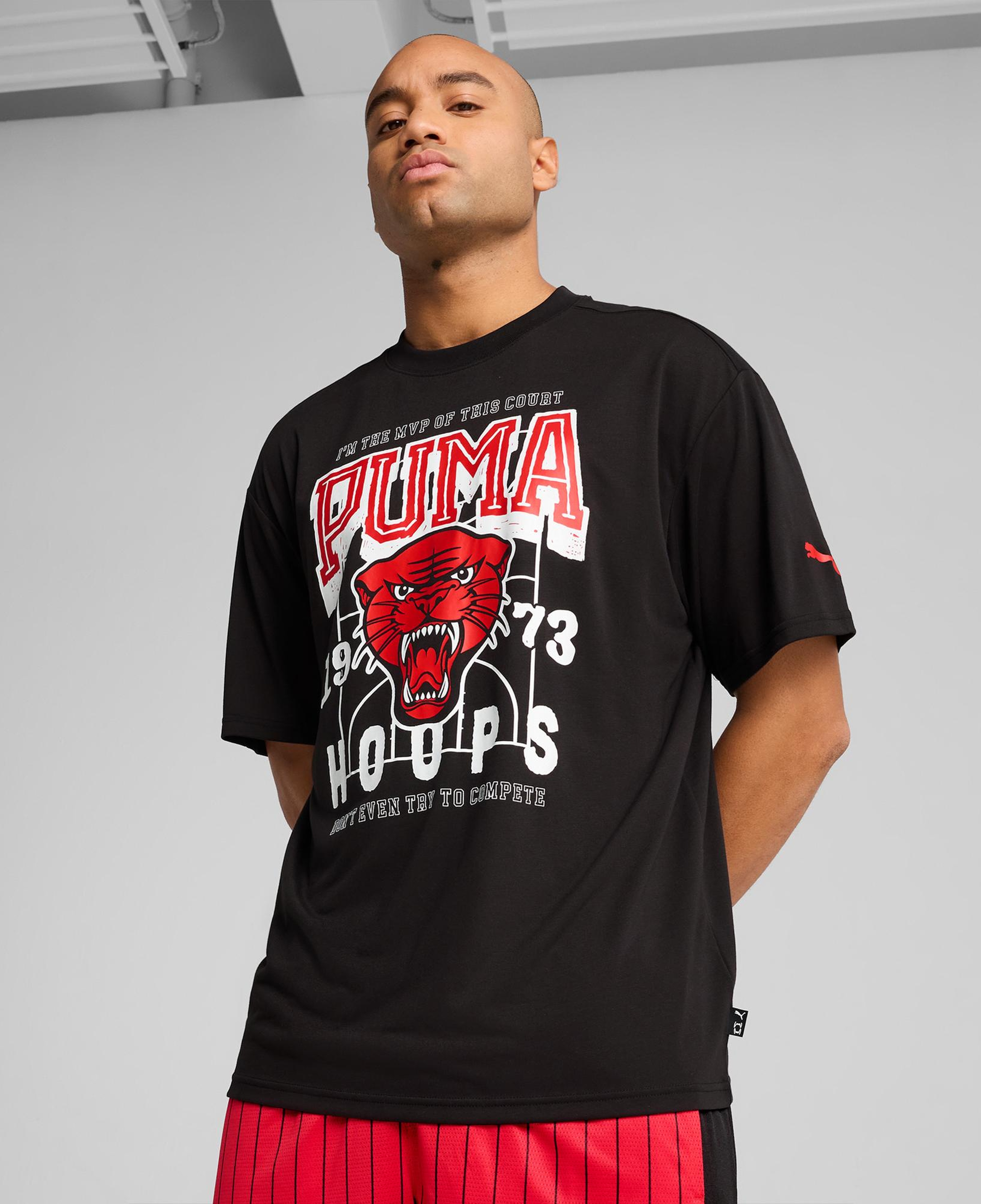 Puma Rival Rage 4 Erkek Siyah T-Shirt