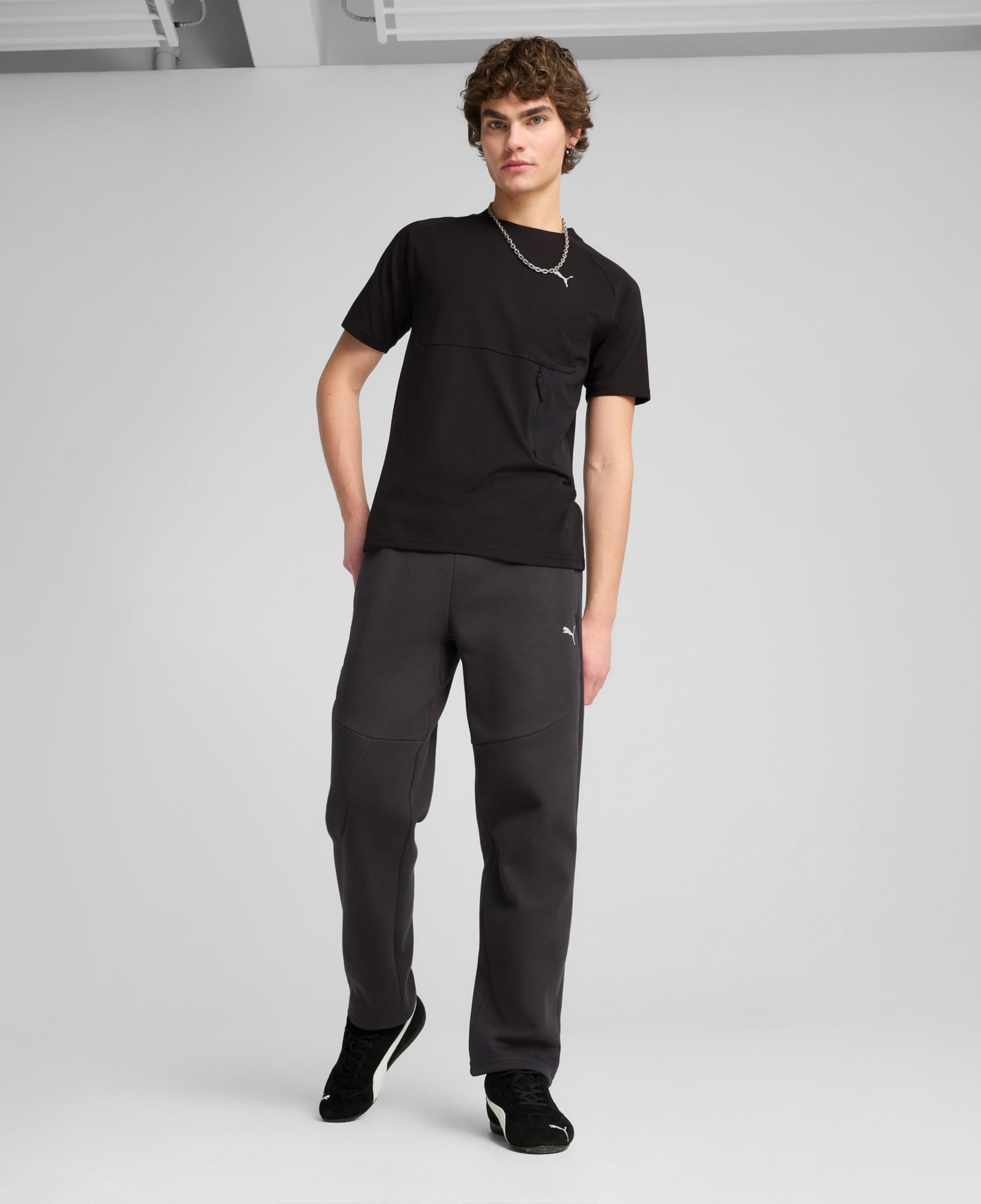 Puma Tech Pocket Erkek Siyah T-Shirt