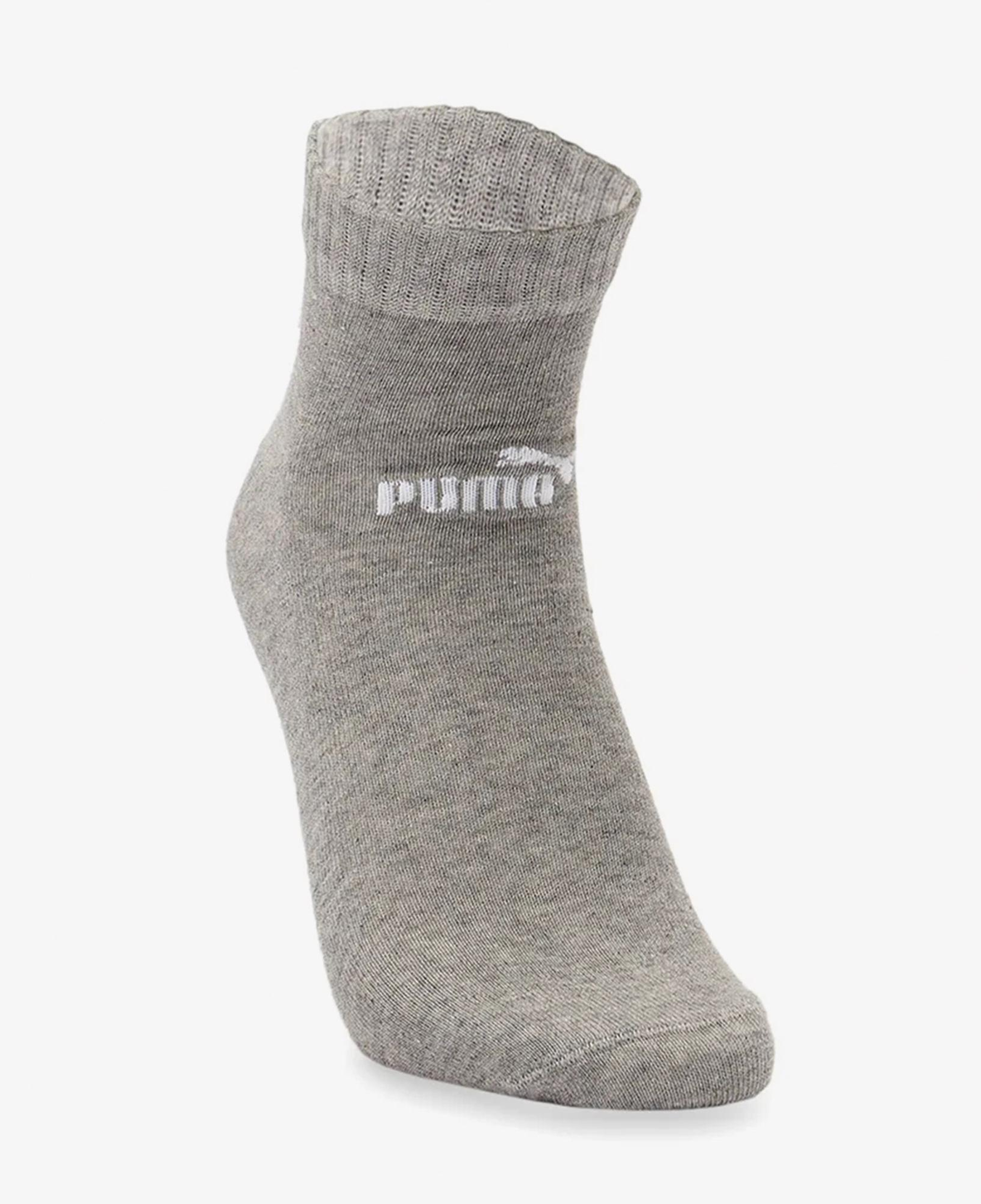 Puma Elements Quarter Unisex Gri 6'lı Çorap