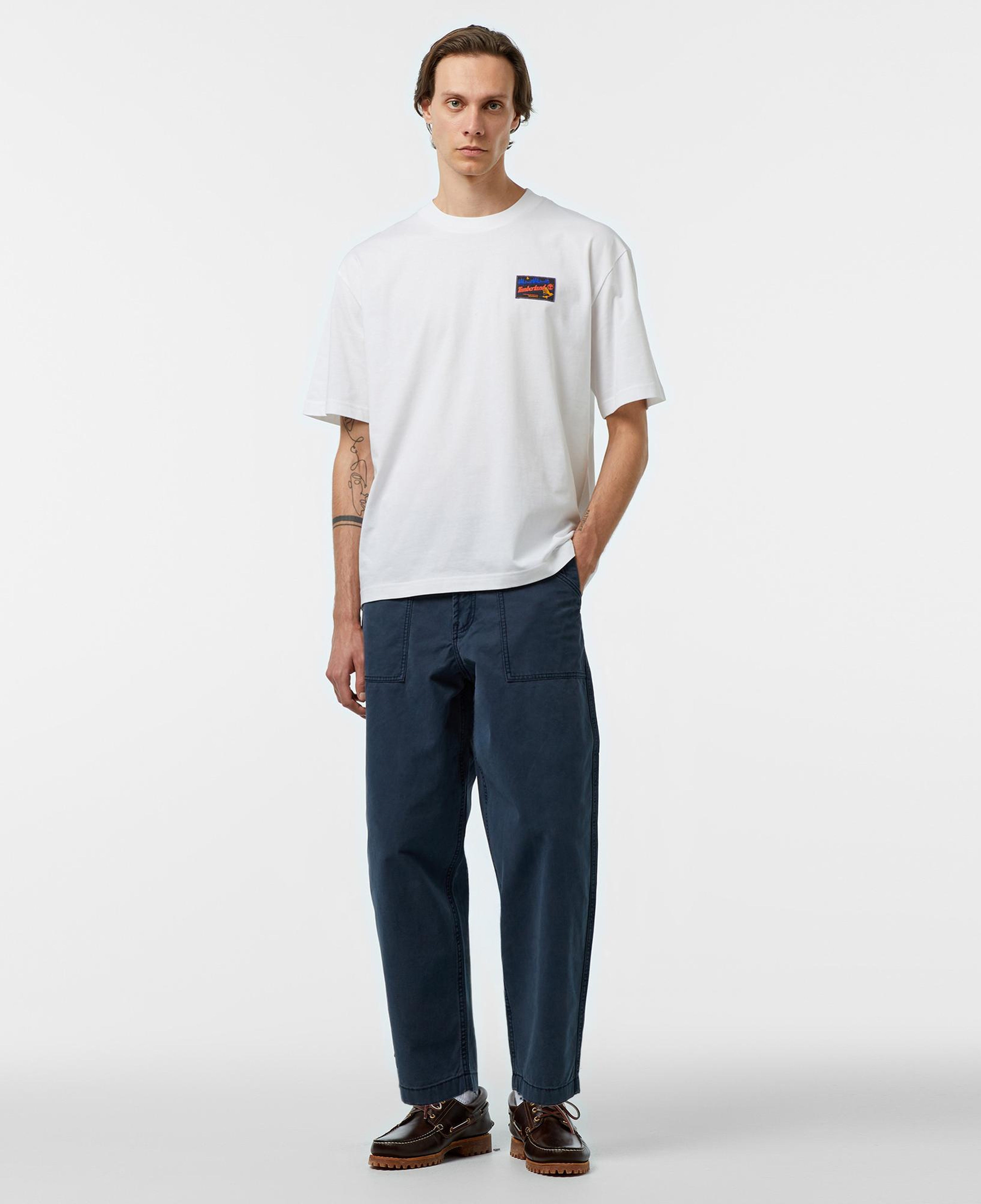 Timberland Goffstown Garment Dye Oxford Fatigue Pan Erkek Lacivert Pantolon