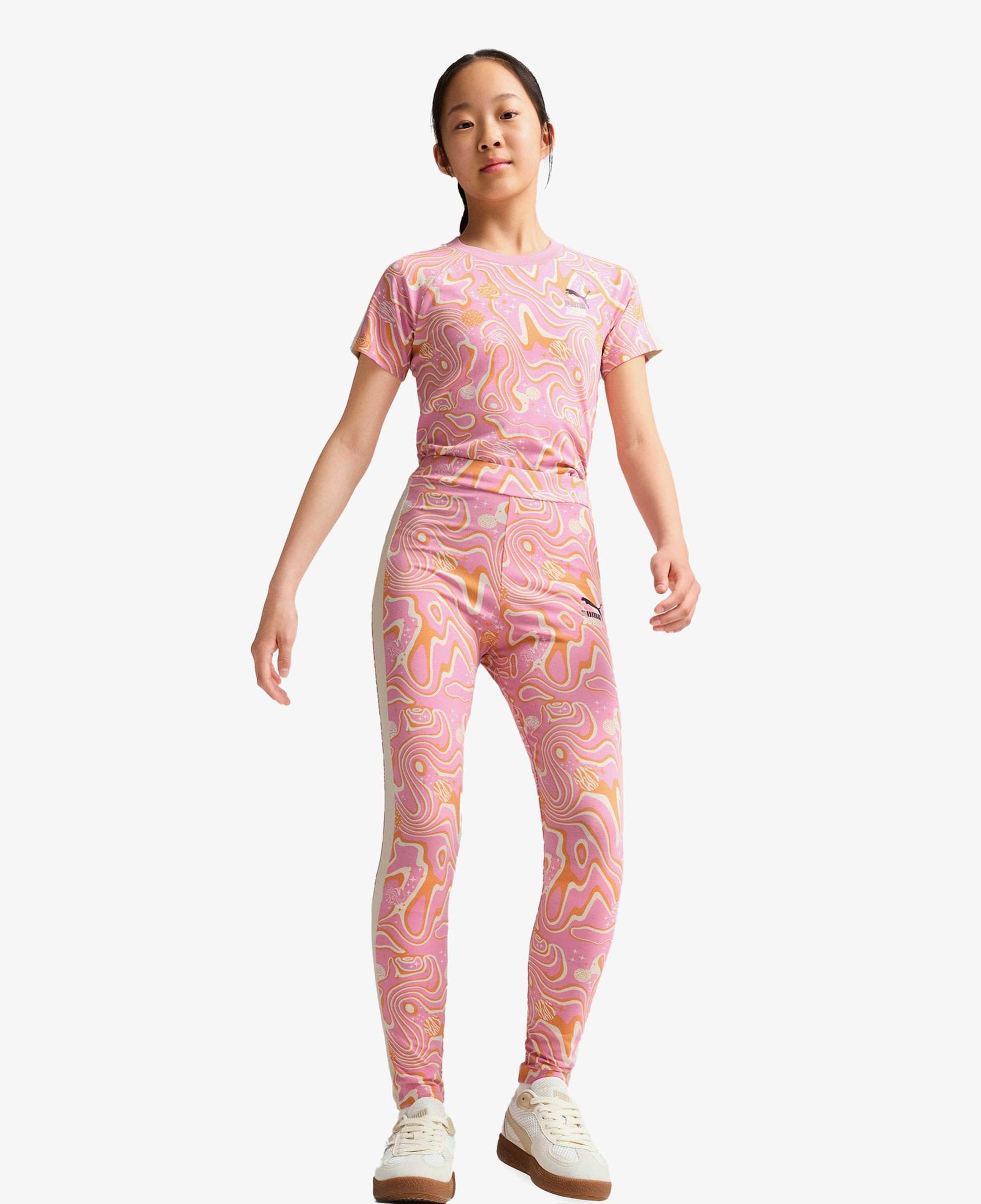 Puma Lava Land Leggings Çocuk Pembe Tayt