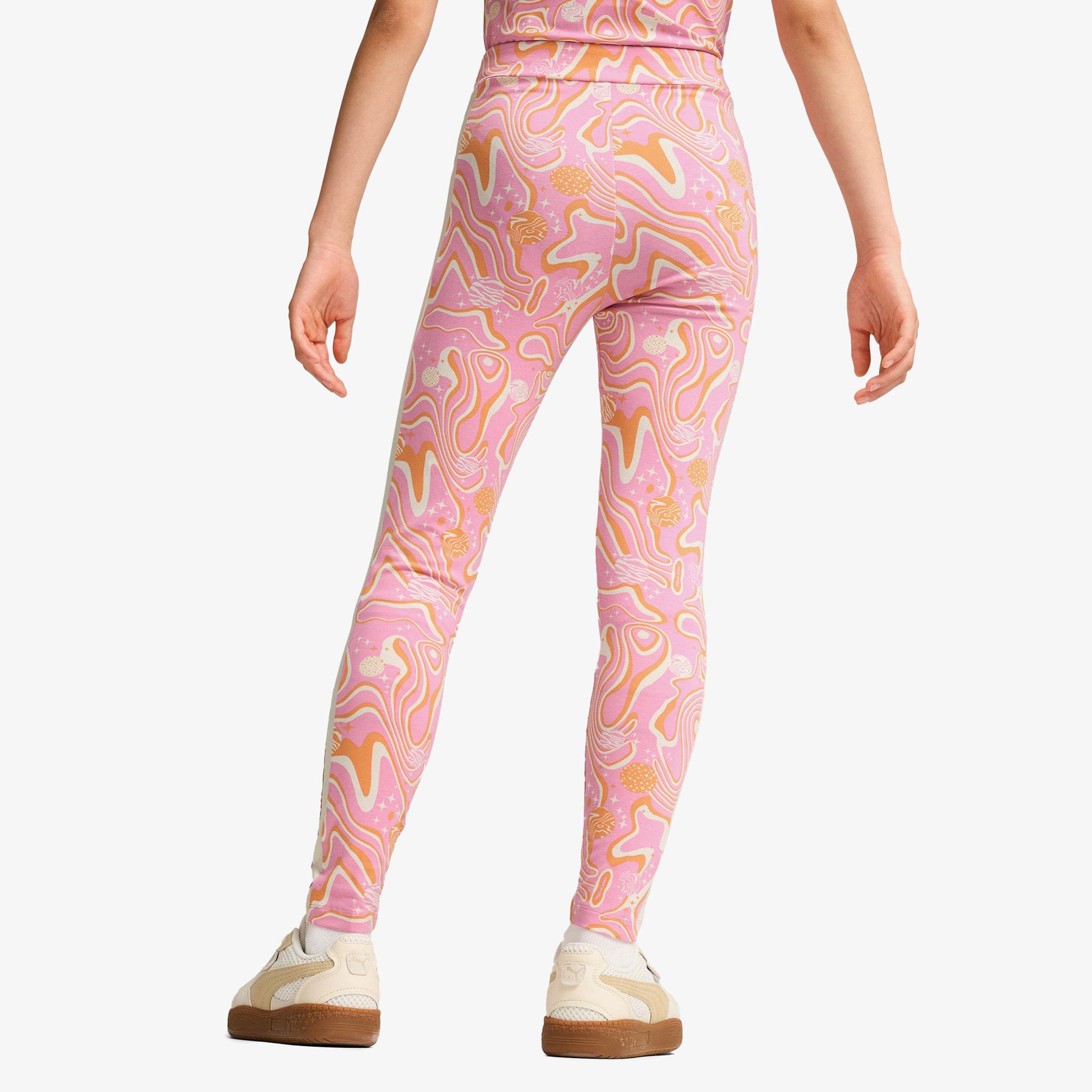 Puma Lava Land Leggings Çocuk Pembe Tayt
