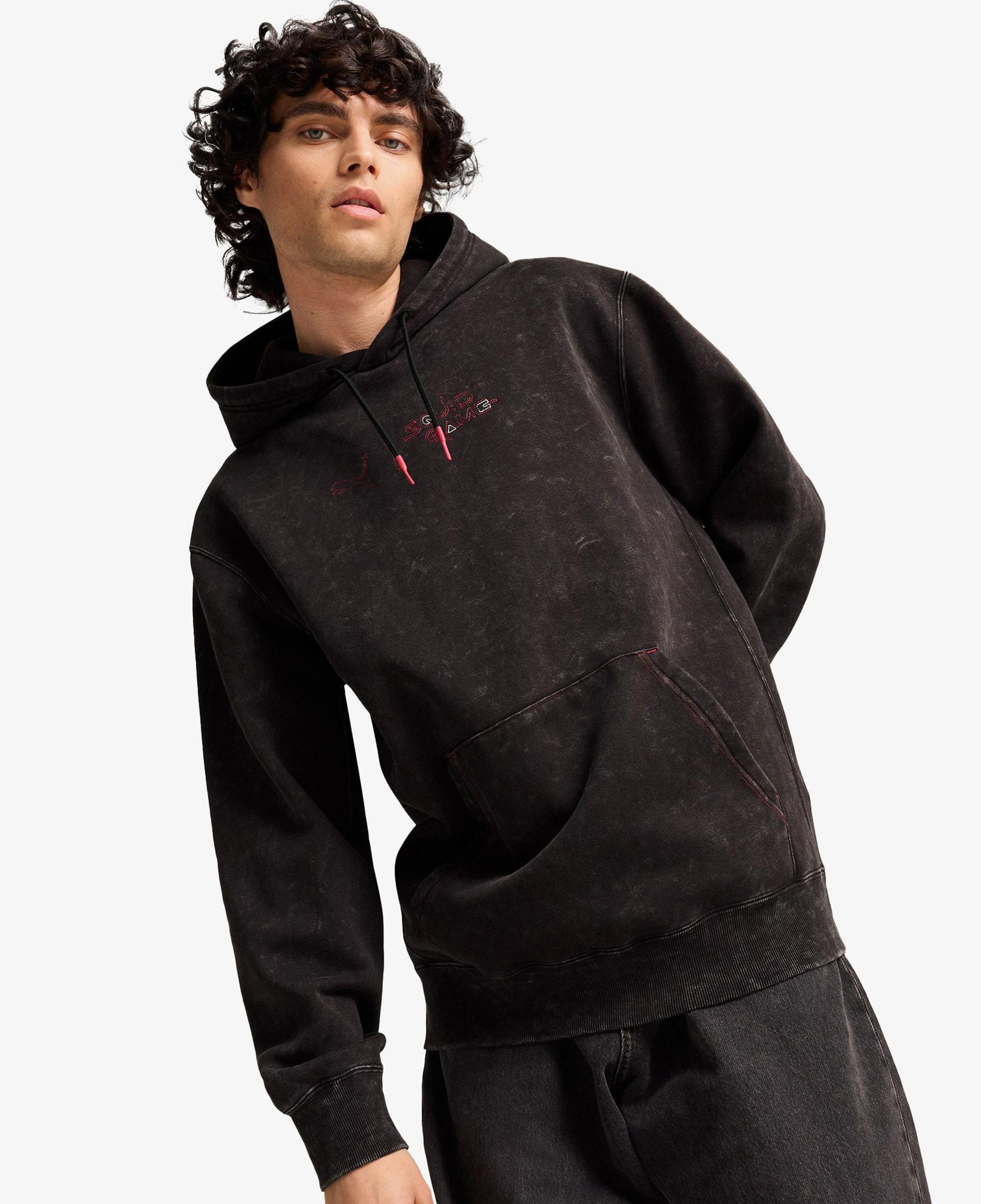 Puma X Squid Game Erkek Siyah Sweatshirt