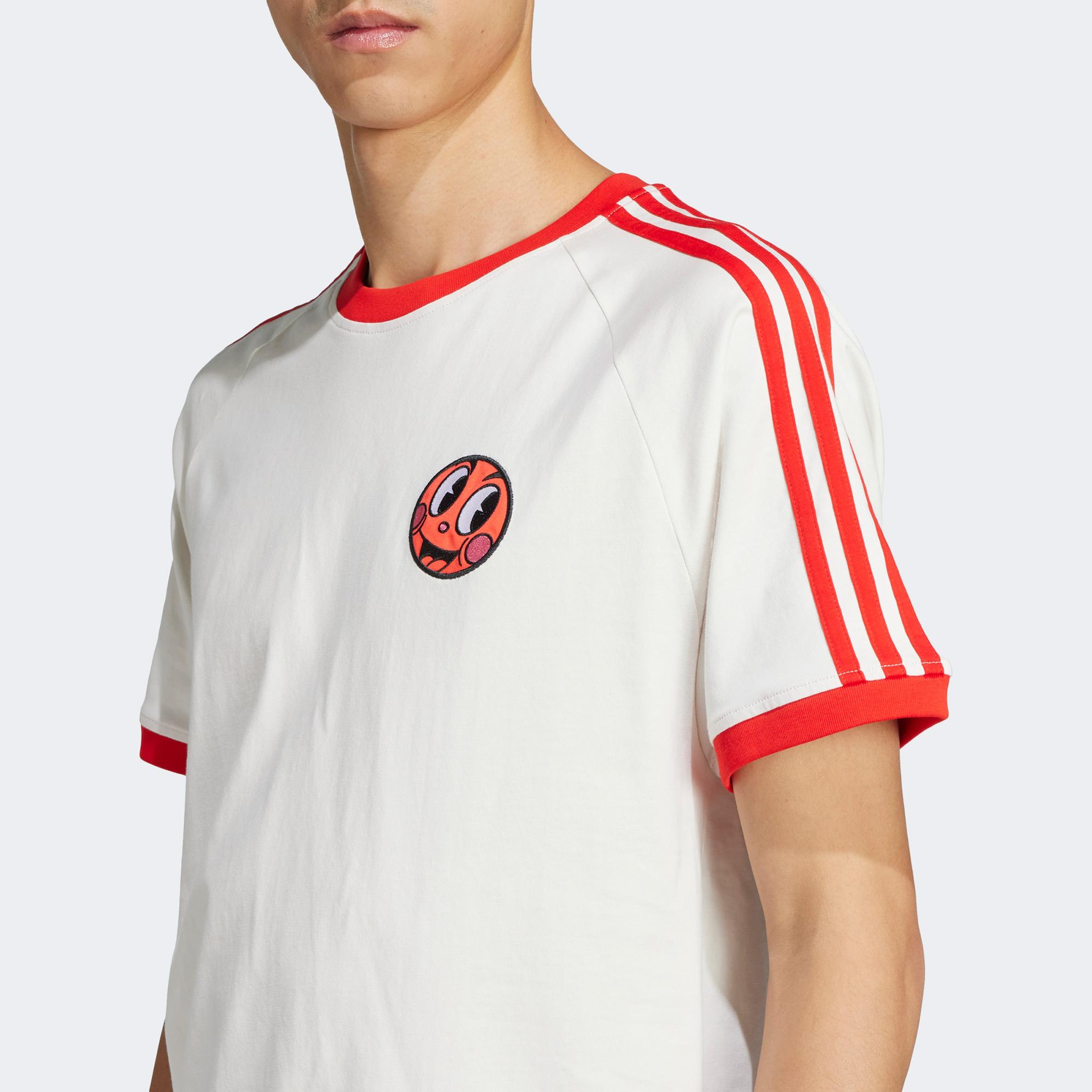 adidas Cali Erkek Beyaz T-Shirt