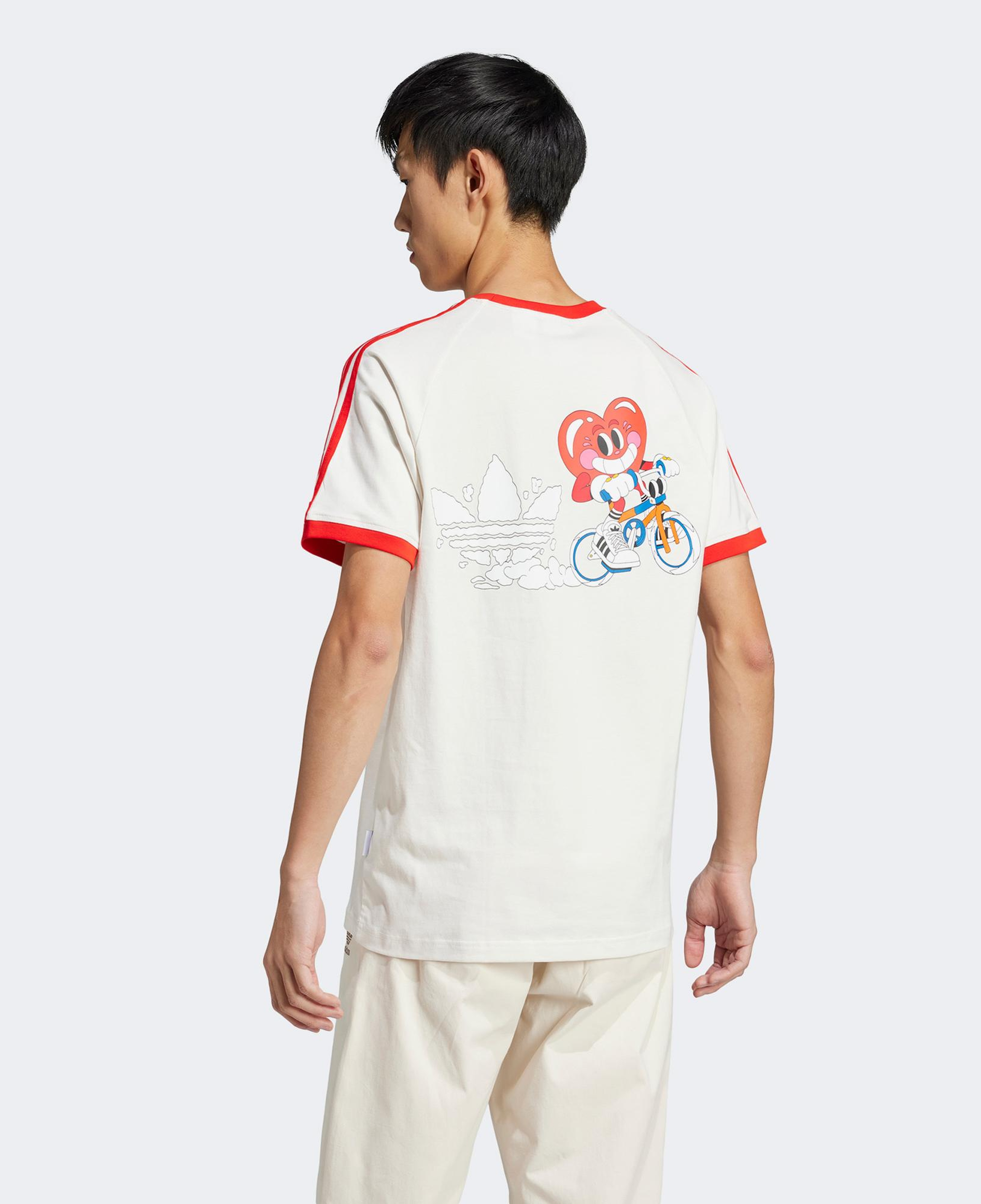 adidas Cali Erkek Beyaz T-Shirt