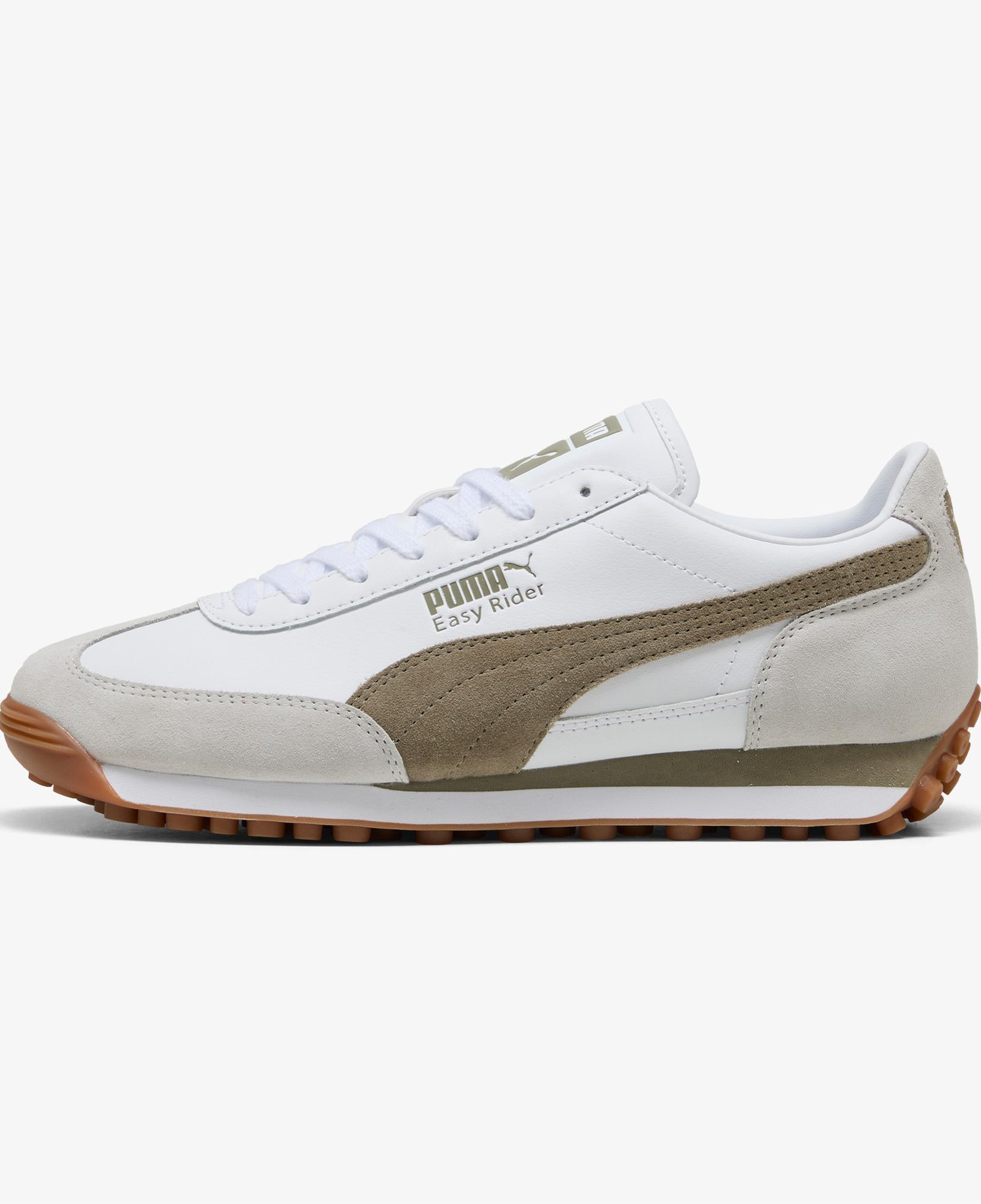 Puma Easy Rider Mix Unisex Beyaz Haki Spor Ayakkabı
