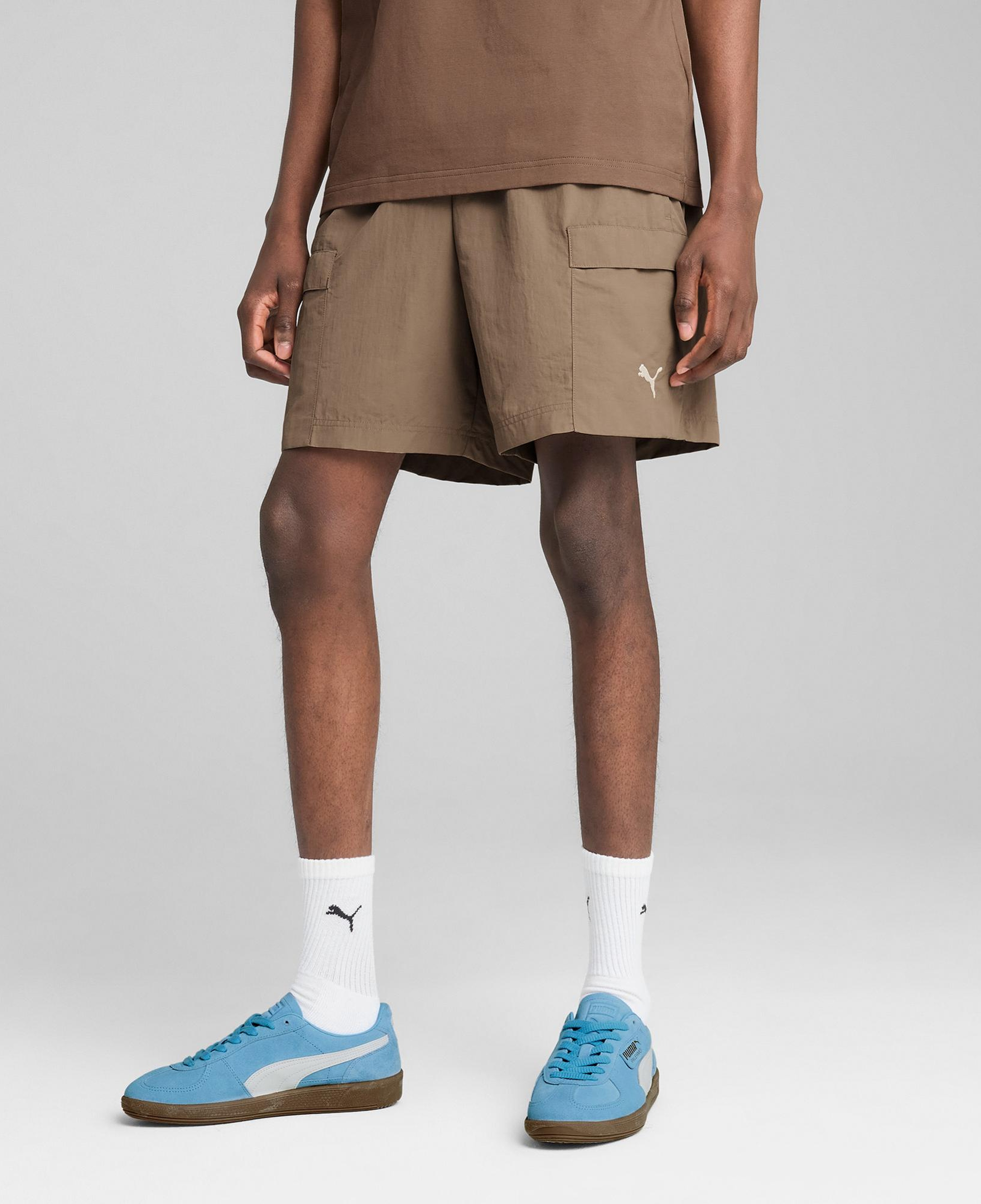 Puma Wardrobe Ess Cargo Unisex Kahverengi Şort