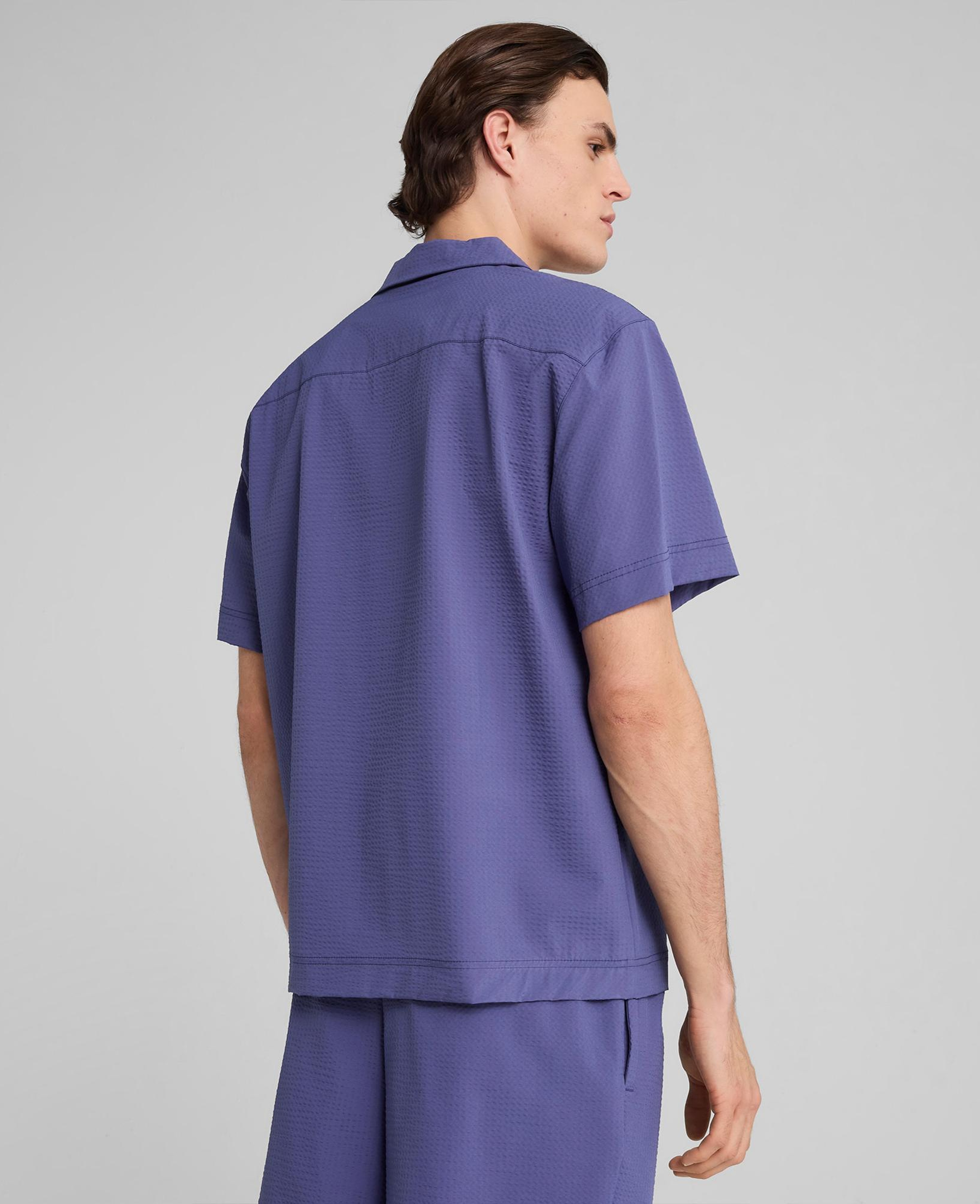 Puma Wardrobe Ess Relaxed Erkek Mavi Gömlek