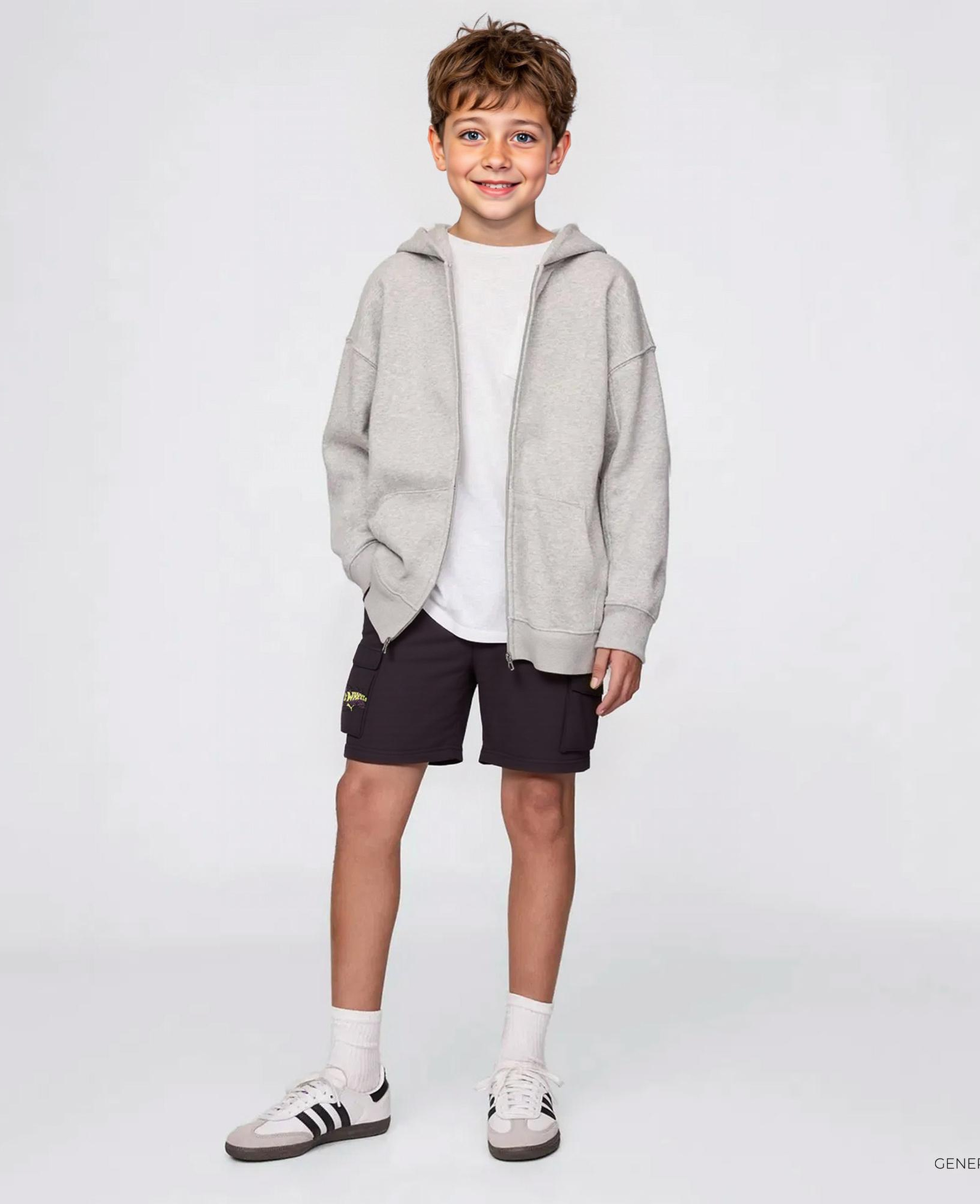 Puma X Hot Wheels Çocuk Siyah Şort