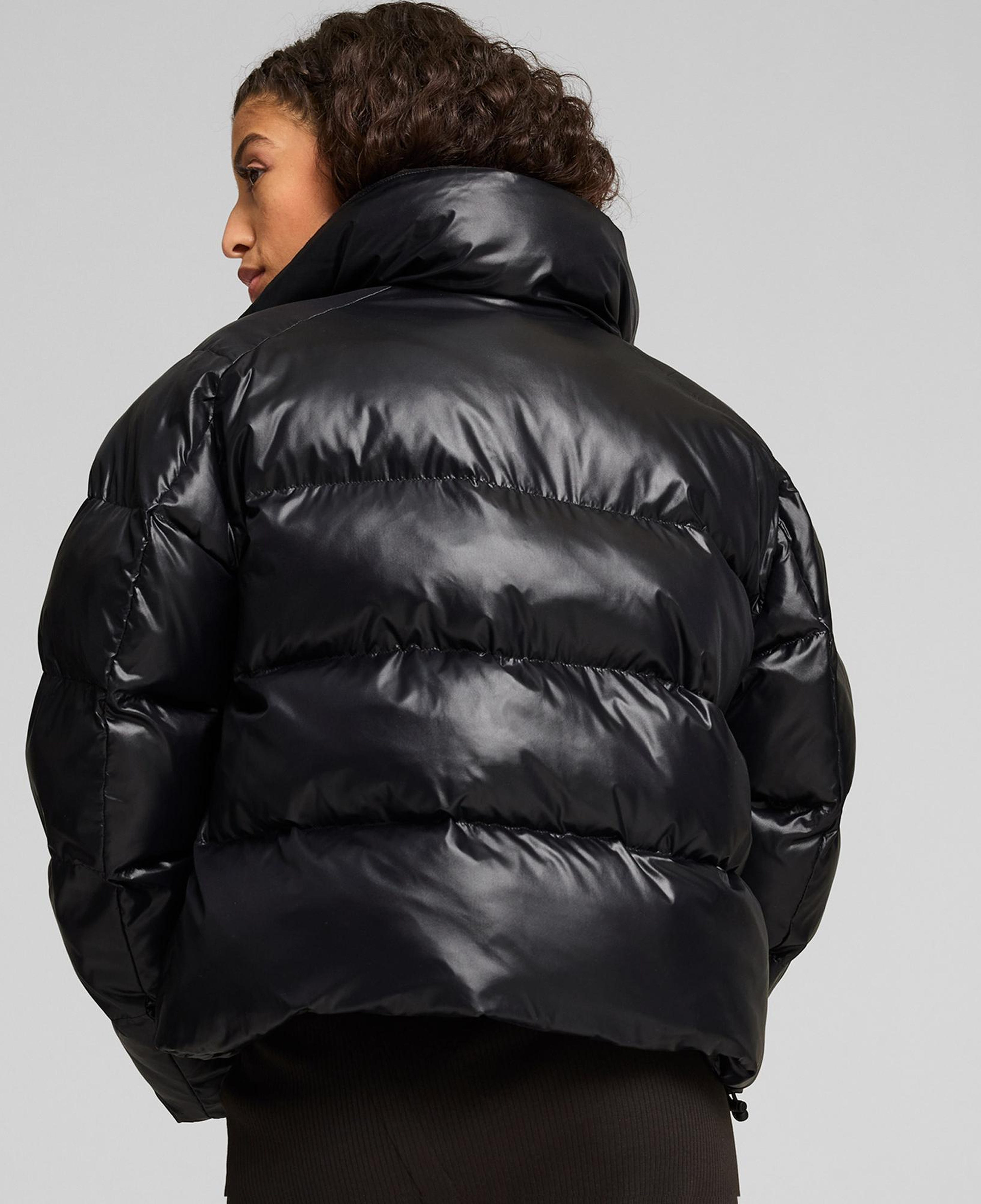 Puma Shiny Puffer Kadın Siyah Mont