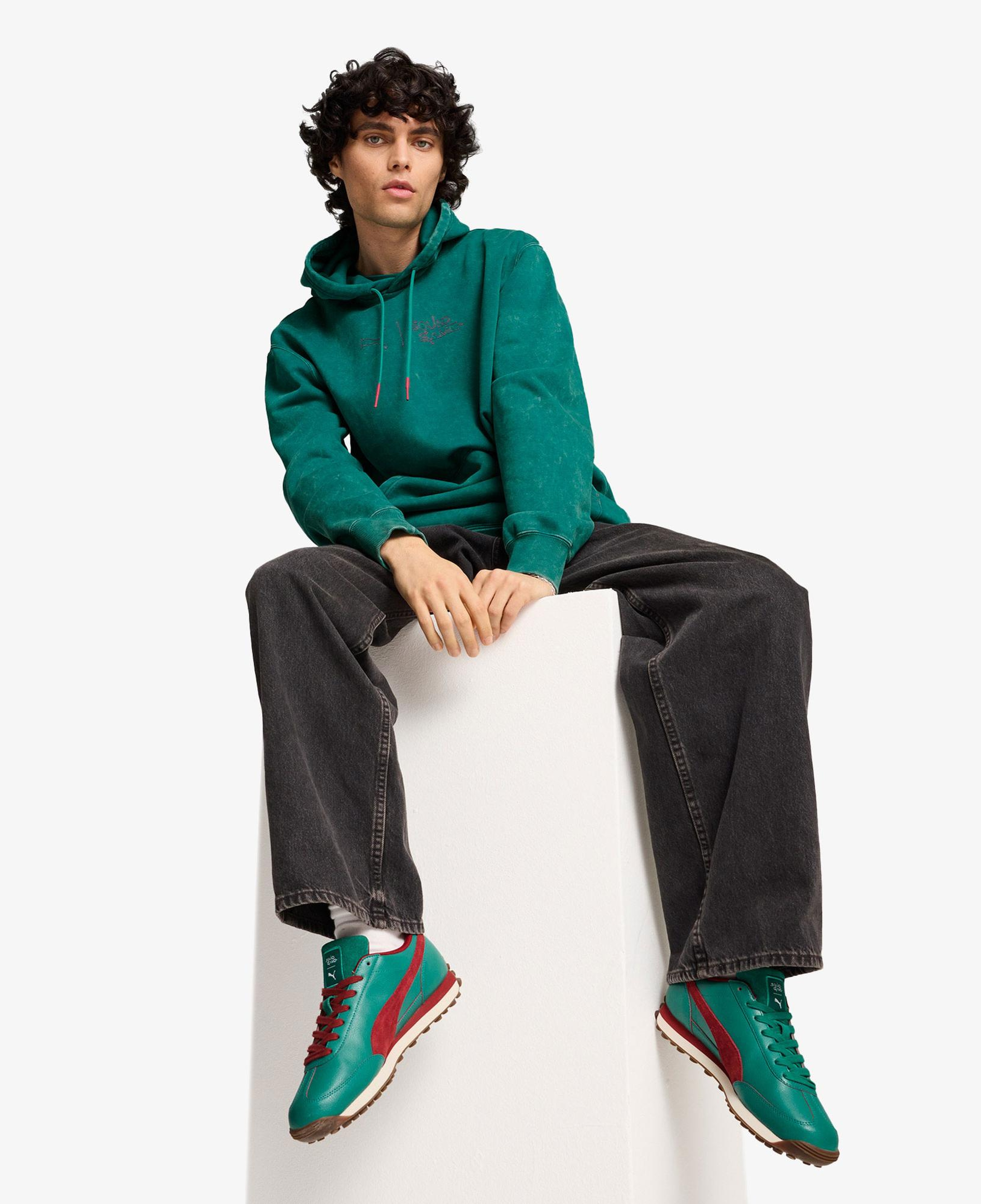 Puma X Squid Game Erkek Yeşil Sweatshirt