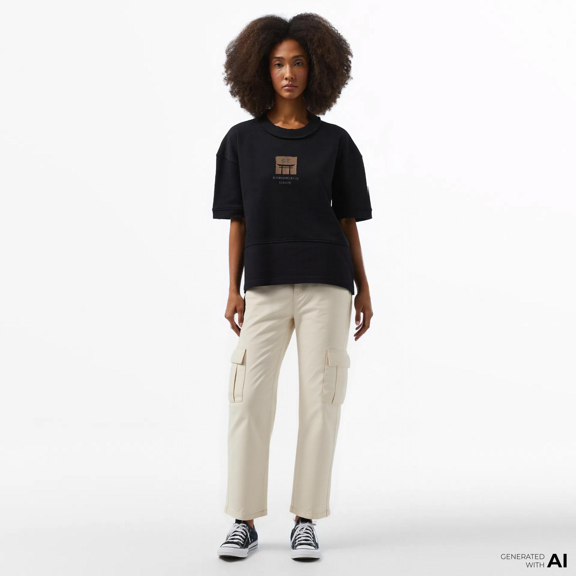 Tommy Jeans Sophie Denim Kadın Krem Pantolon