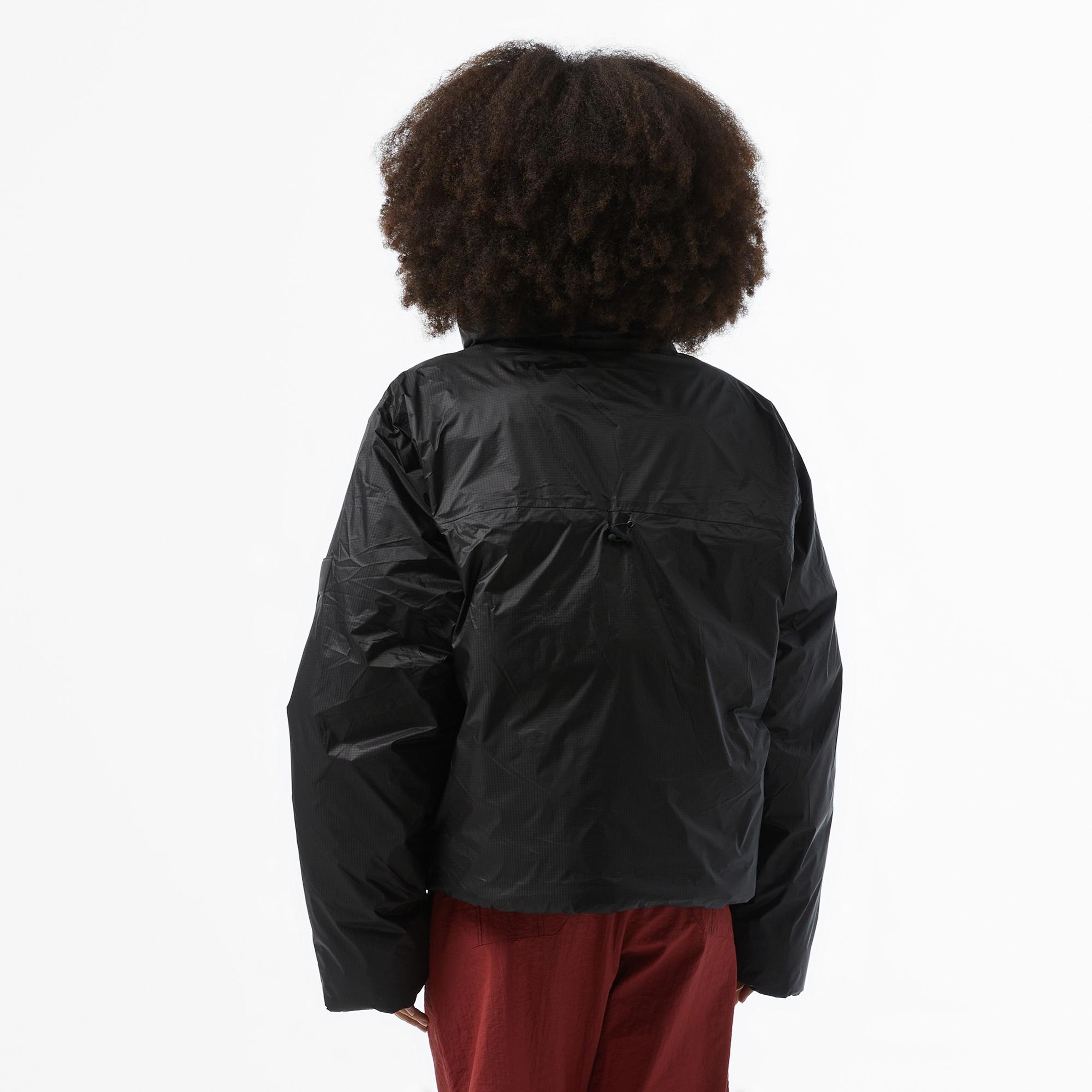 Rains Kevo Short Puffer Kadın Siyah Mont