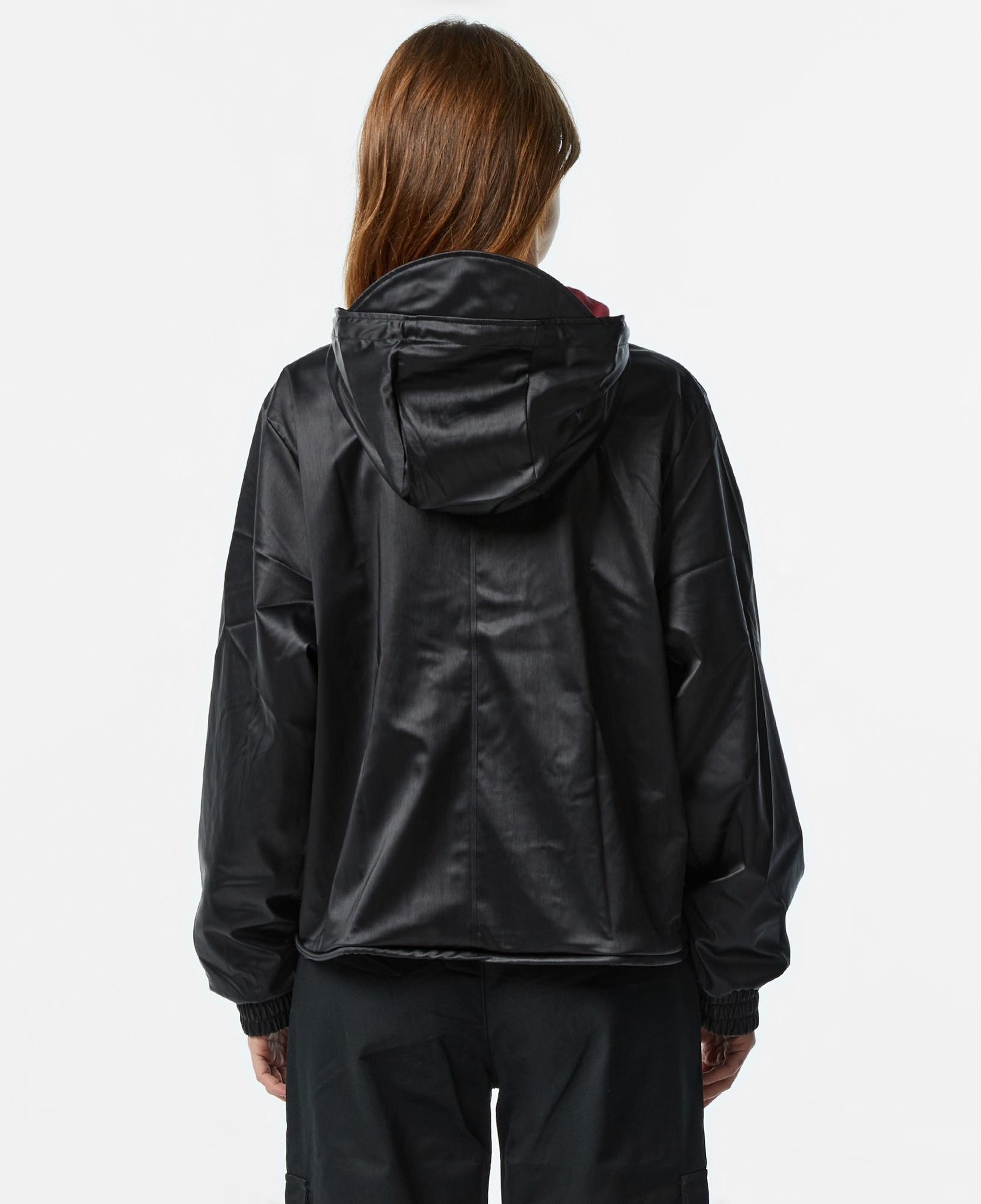 Rains String W3 Kadın Siyah Yağmurluk