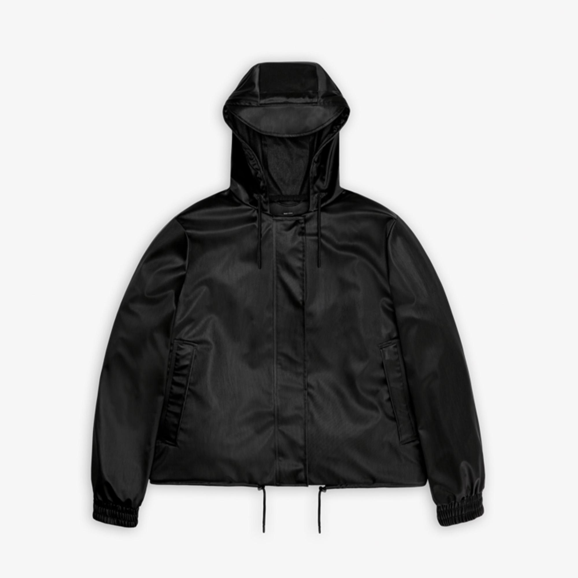 Rains String W3 Kadın Siyah Yağmurluk