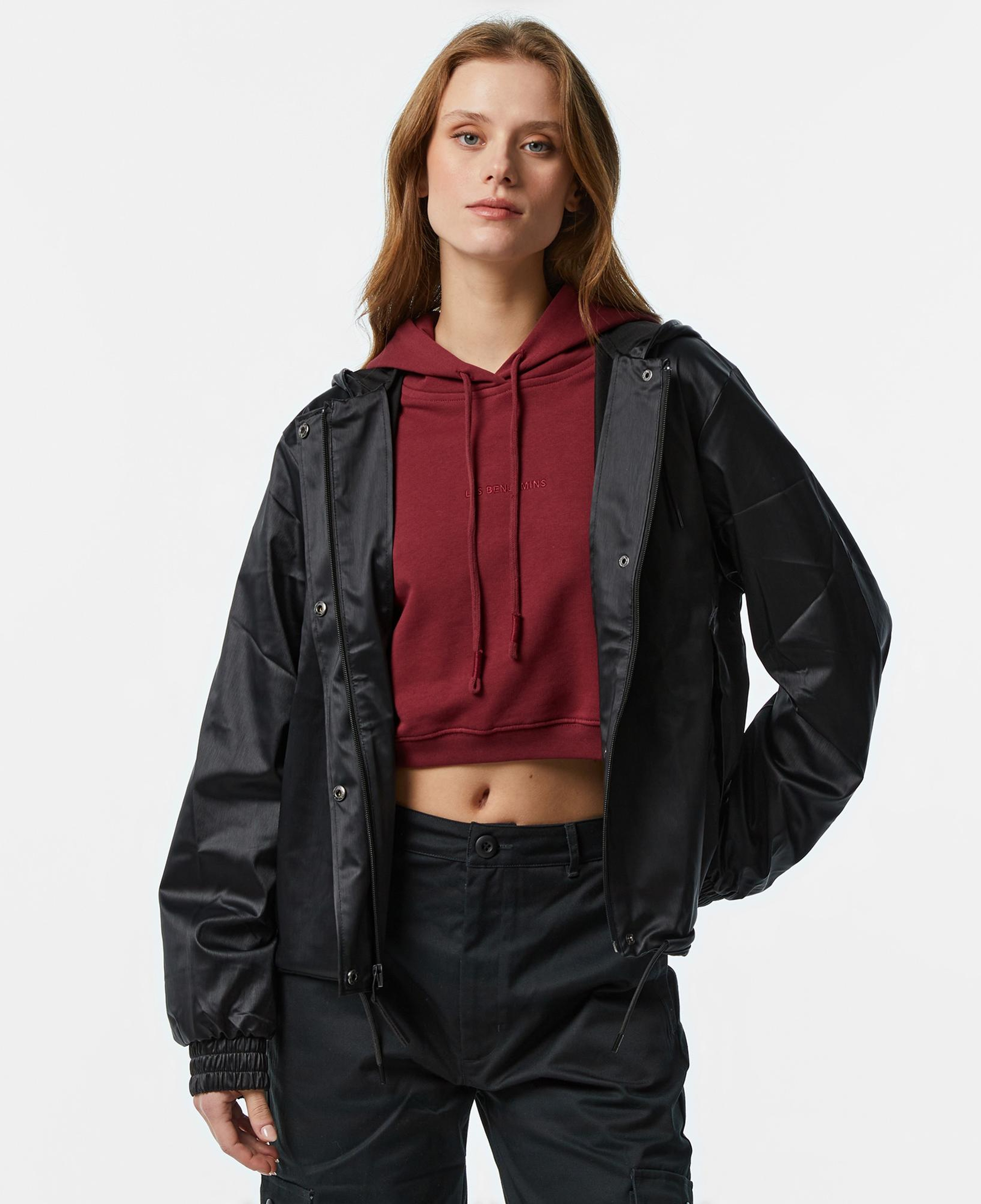 Rains String W3 Kadın Siyah Yağmurluk