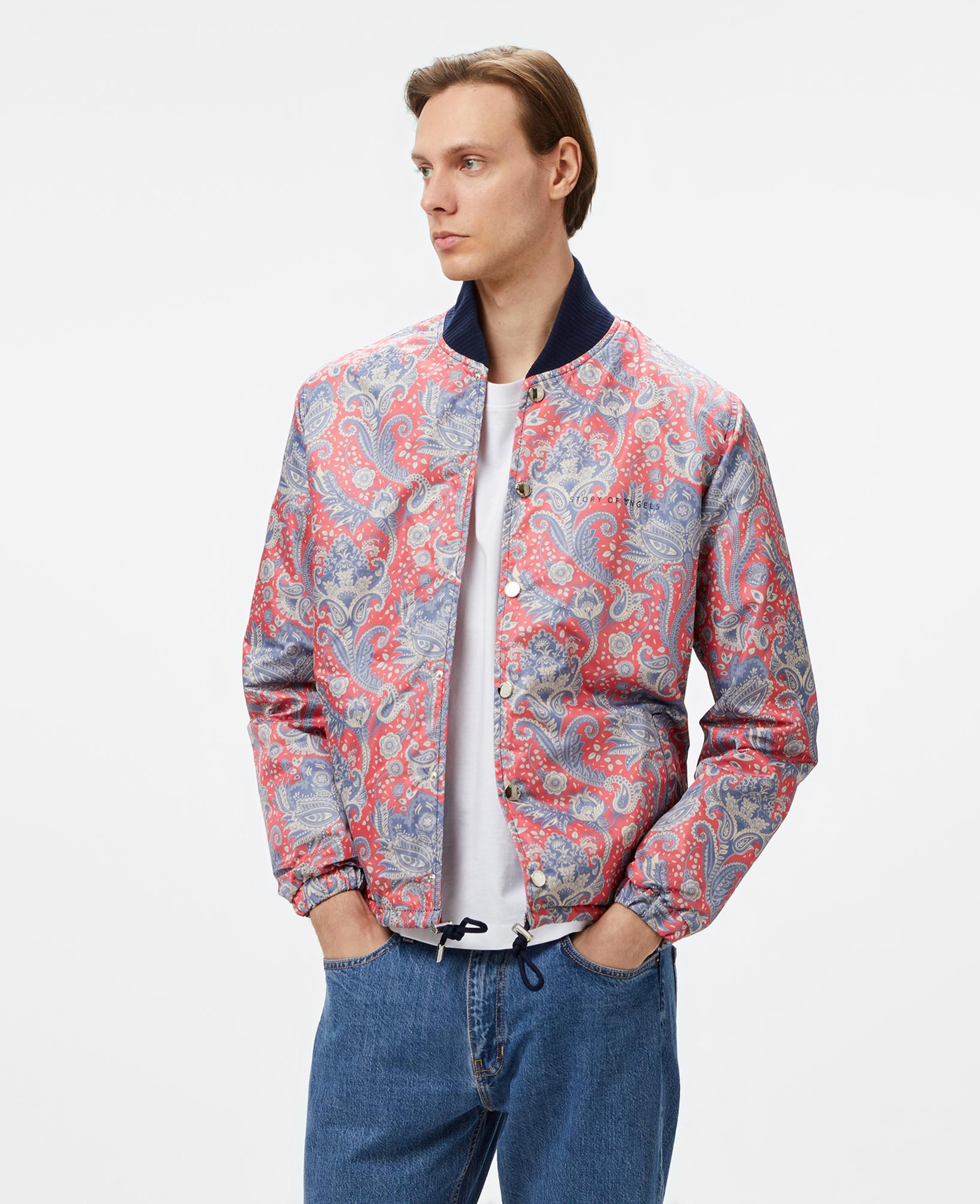 Story Of Angels Romance Puffer College Erkek Renkli Ceket