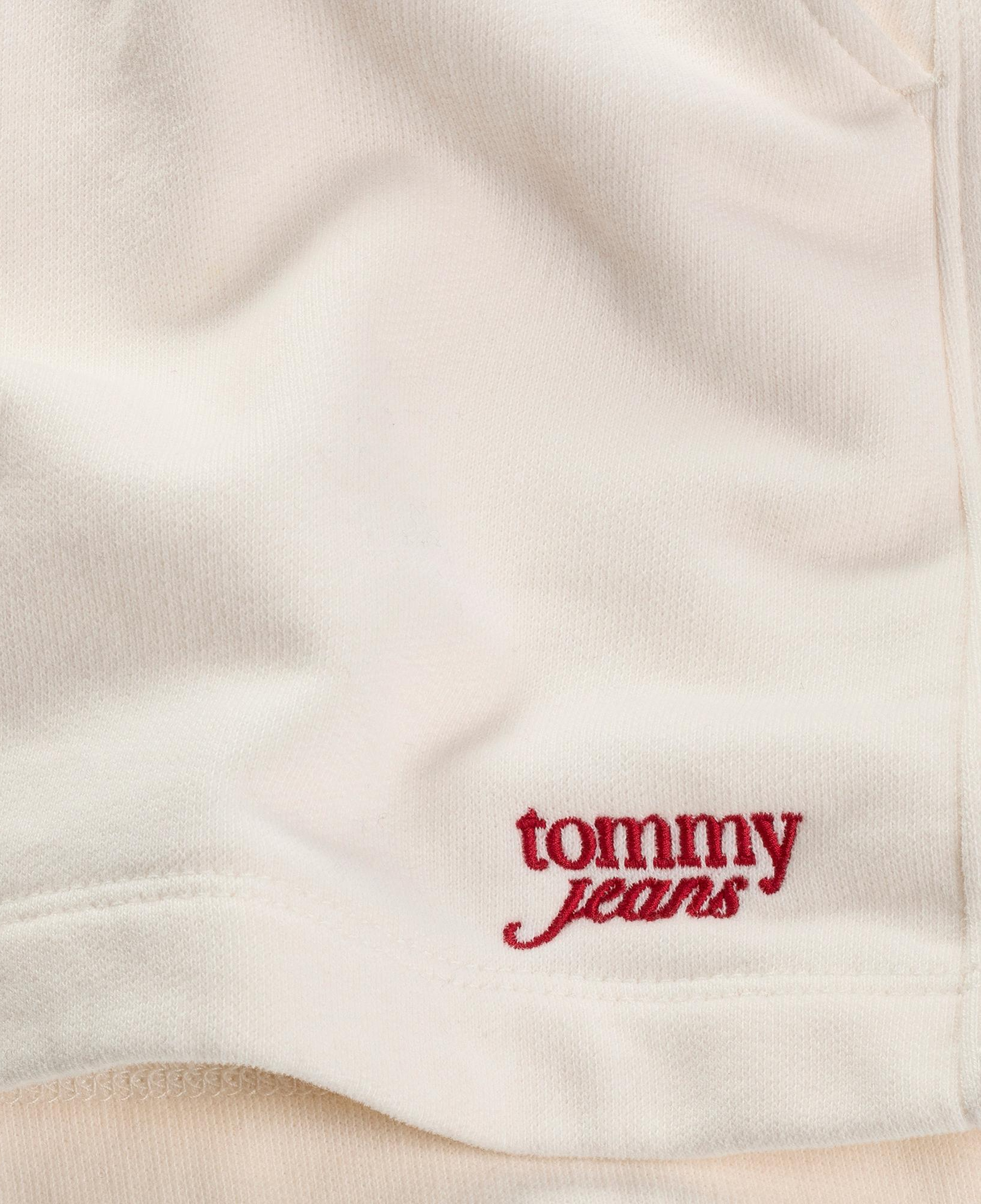 Tommy Jeans Script Kadın Beyaz Şort