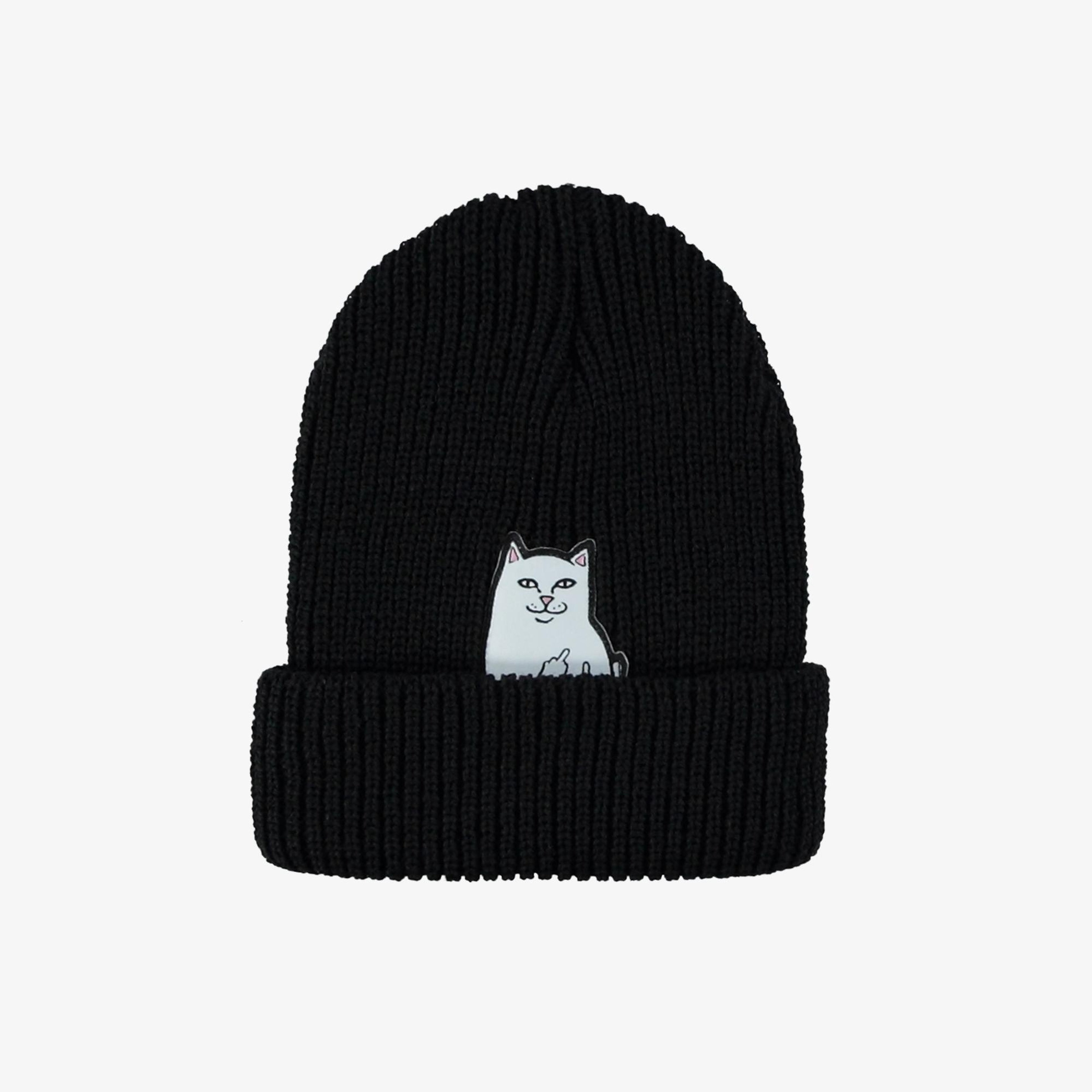 Ripndip Lord Nermal Ribbed Erkek Siyah Bere