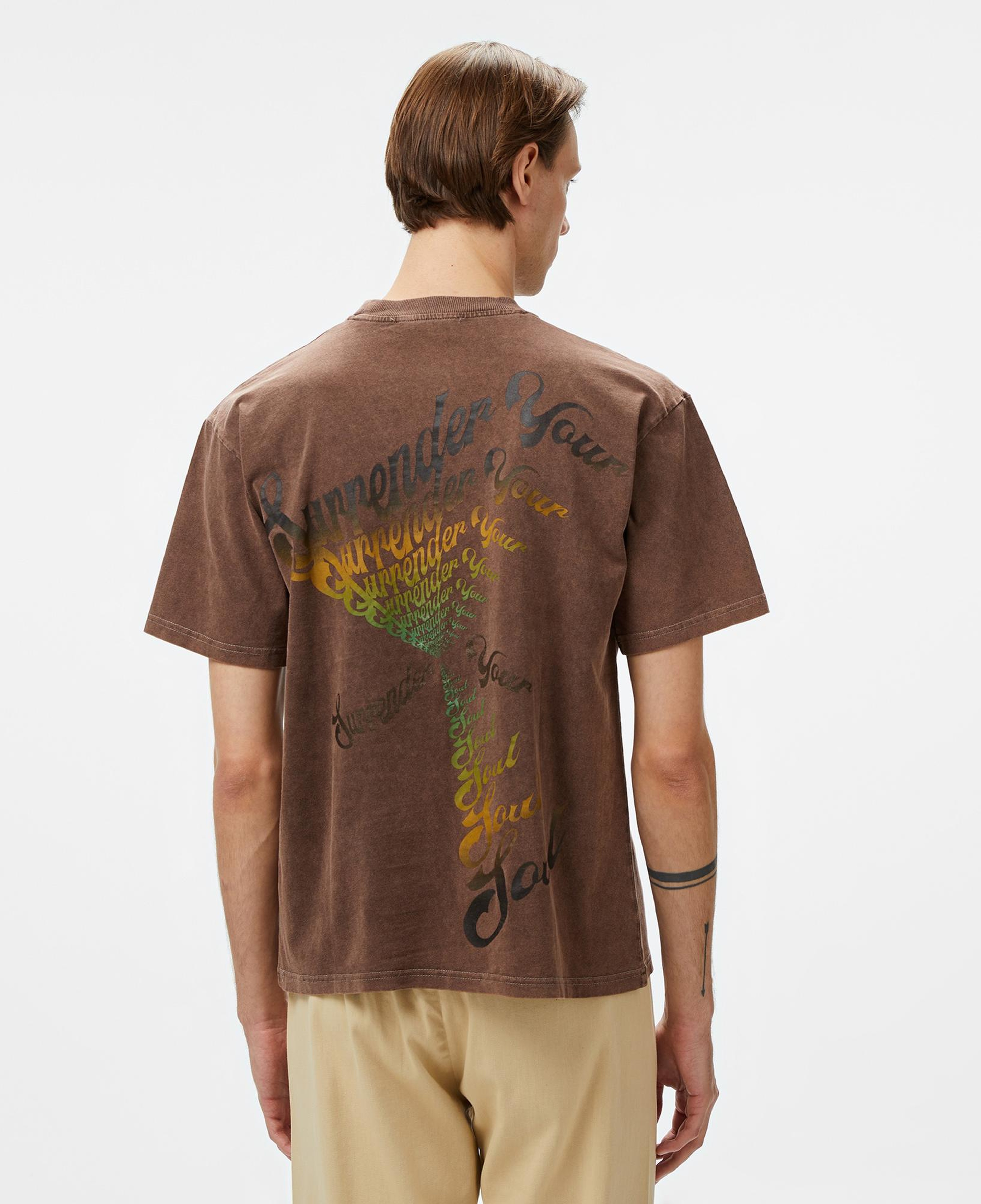 Story Of Angels Soa Surrender Your Soul Erkek Kahverengi T-Shirt