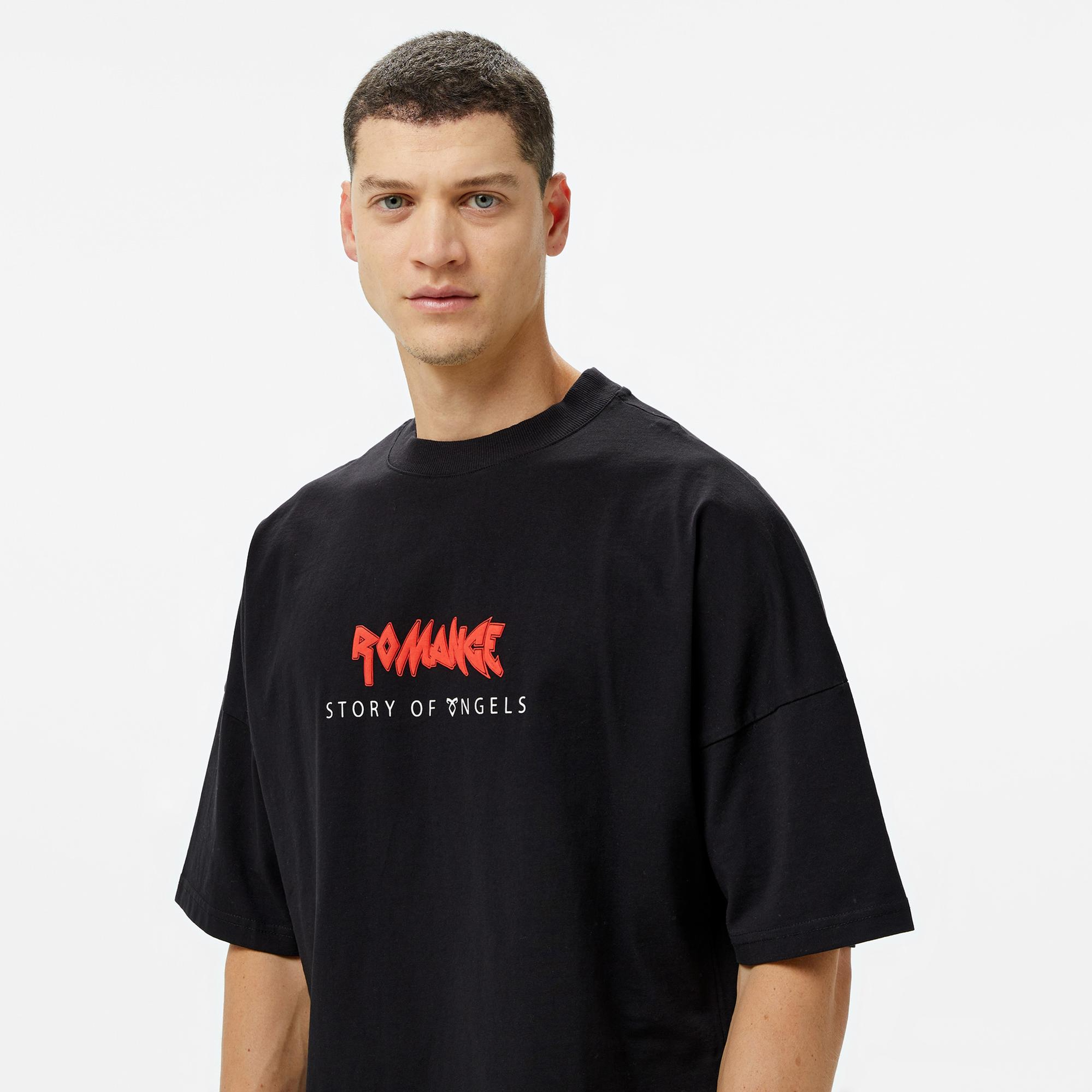 Story Of Angels Ganesha Dream Erkek Siyah T-Shirt