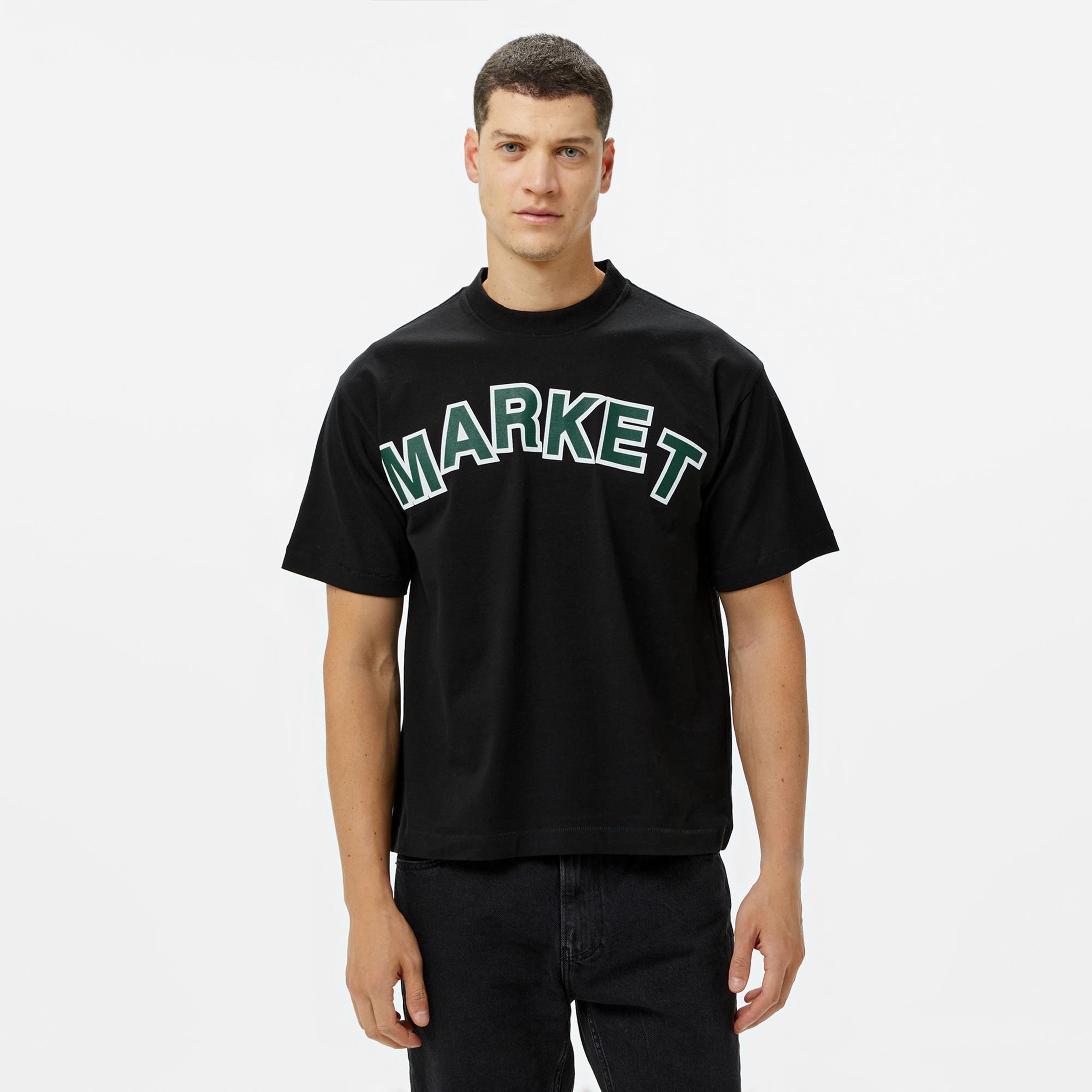 Market Expansion Pack Erkek Siyah T-Shirt