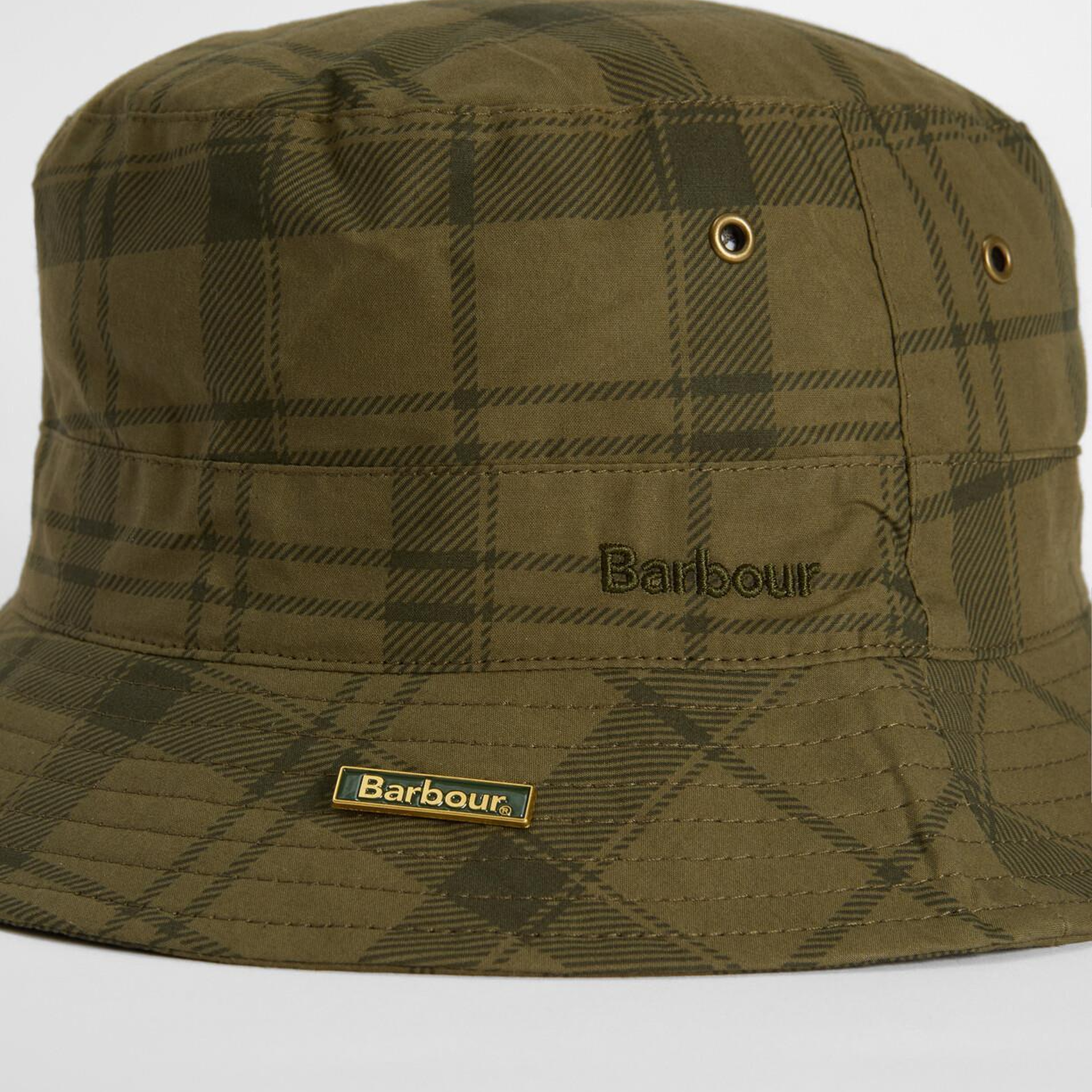 Barbour Tartan Transport Yağlı Bucket Şapka