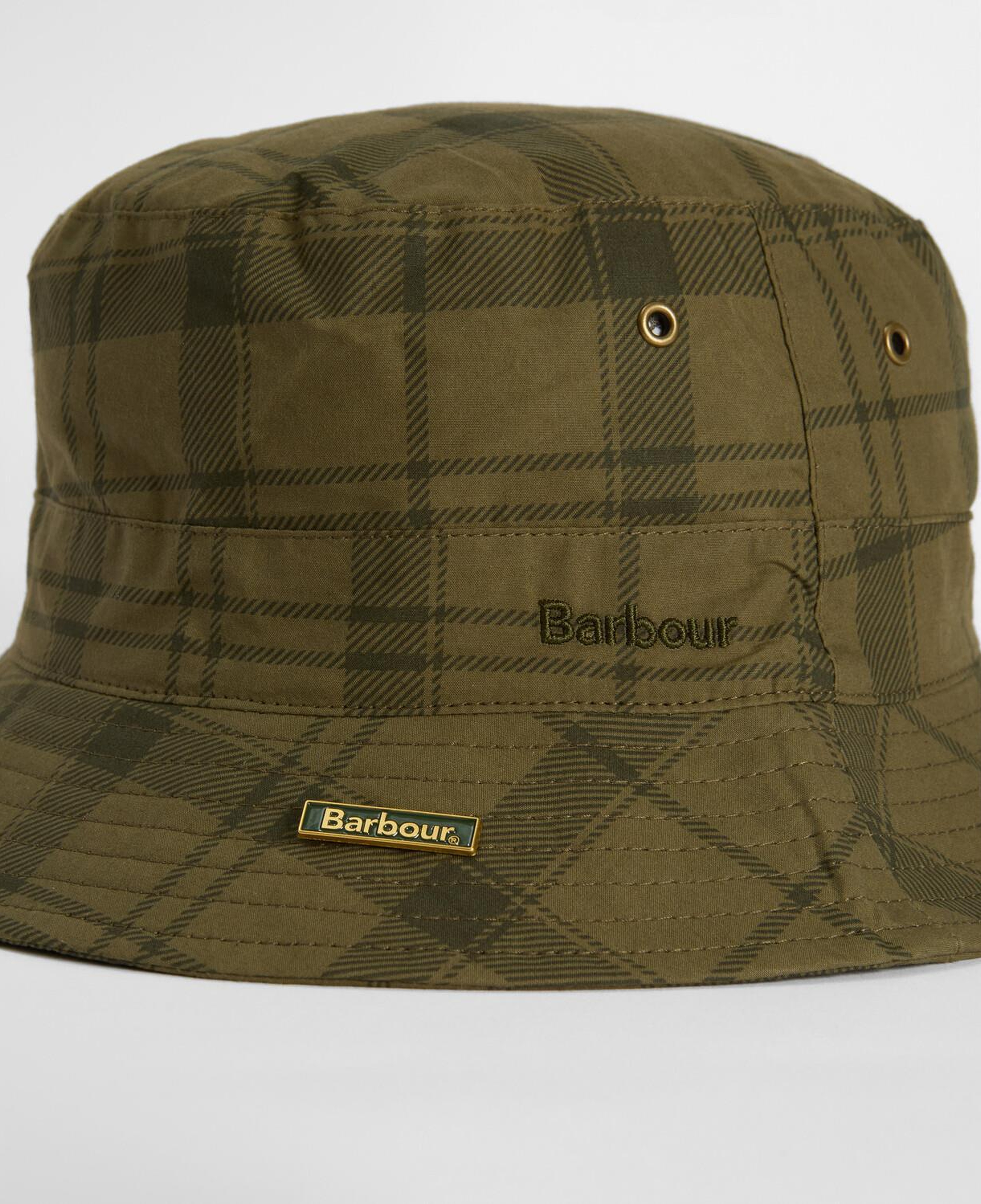 Barbour Tartan Transport Yağlı Bucket Şapka