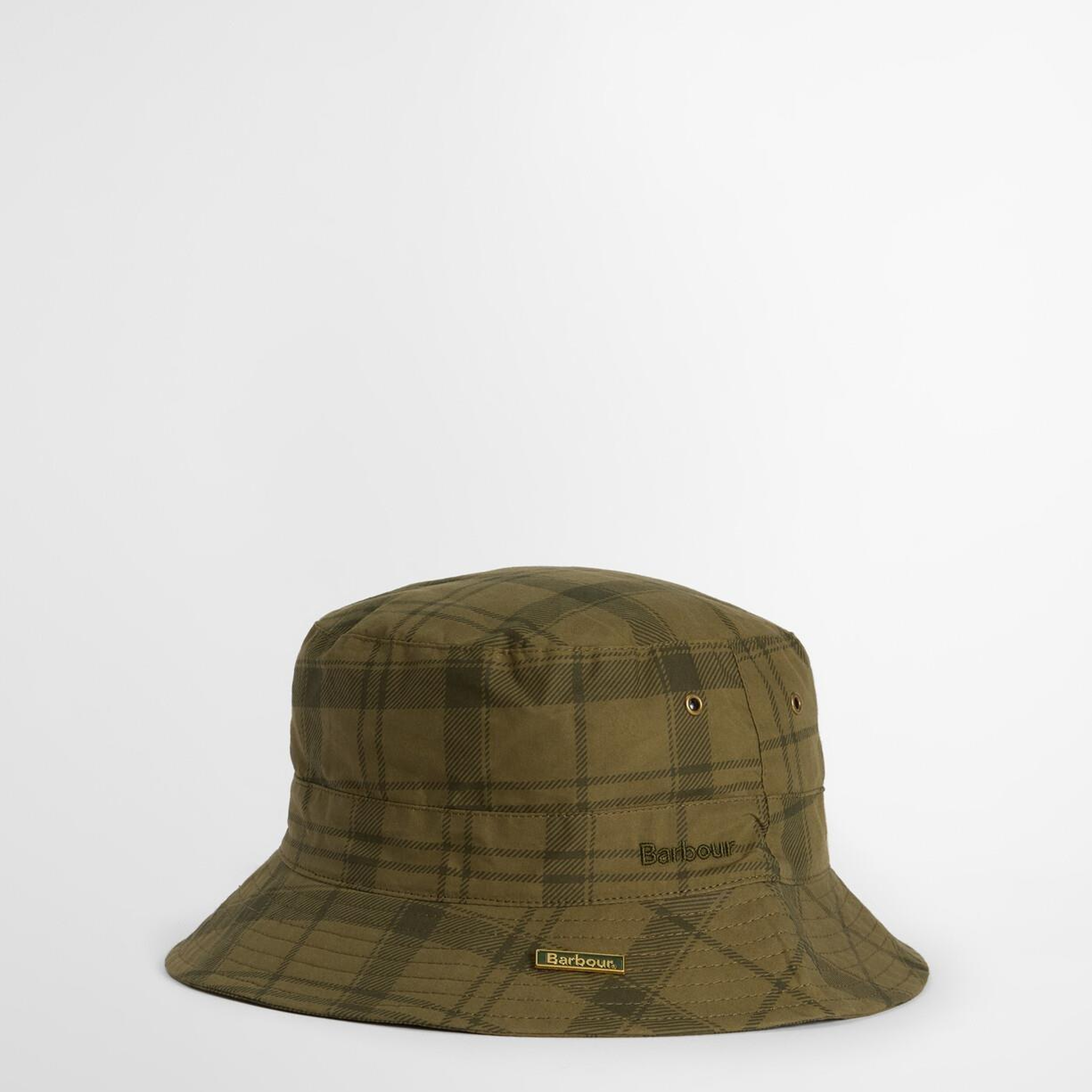 Barbour Tartan Transport Yağlı Bucket Şapka