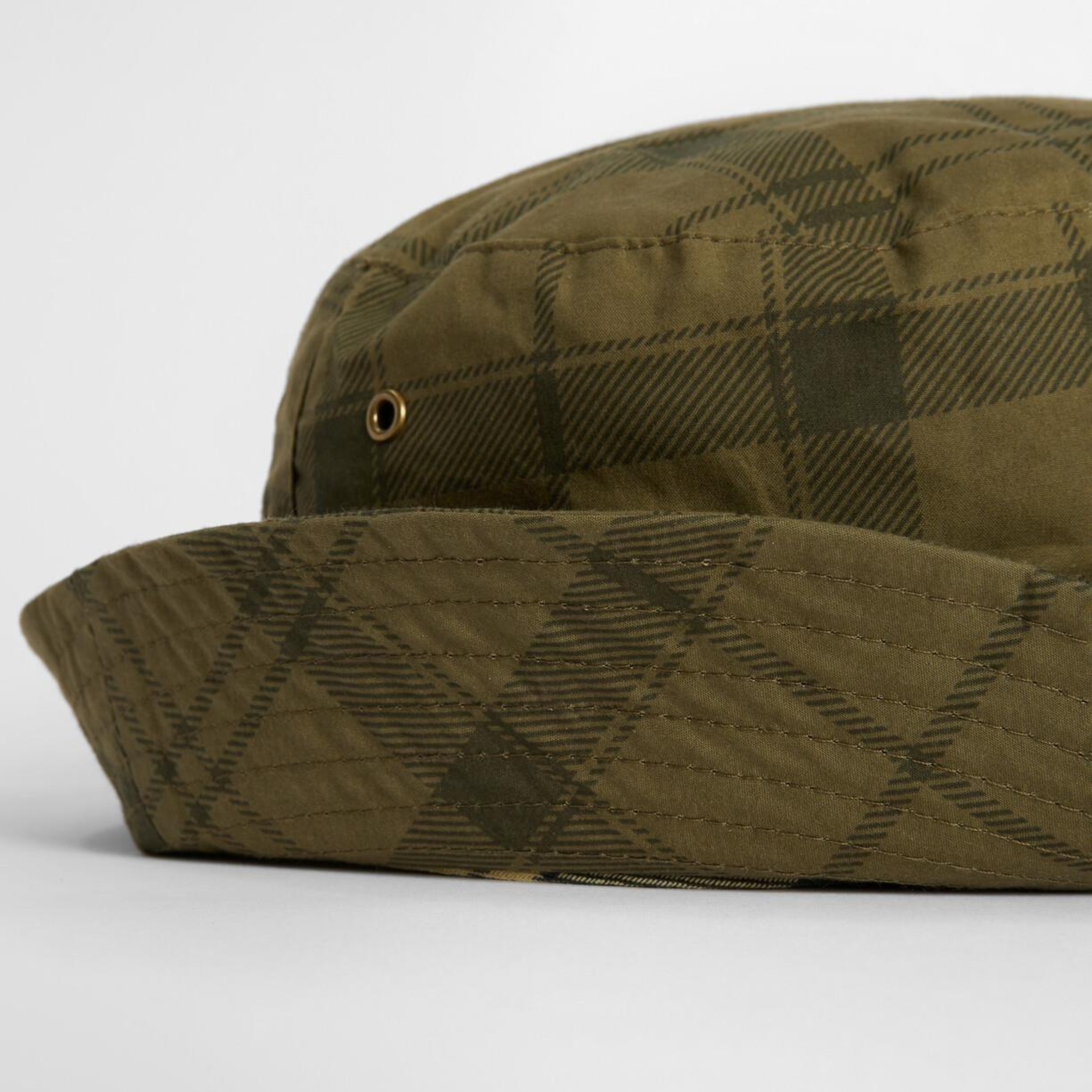 Barbour Tartan Transport Yağlı Bucket Şapka