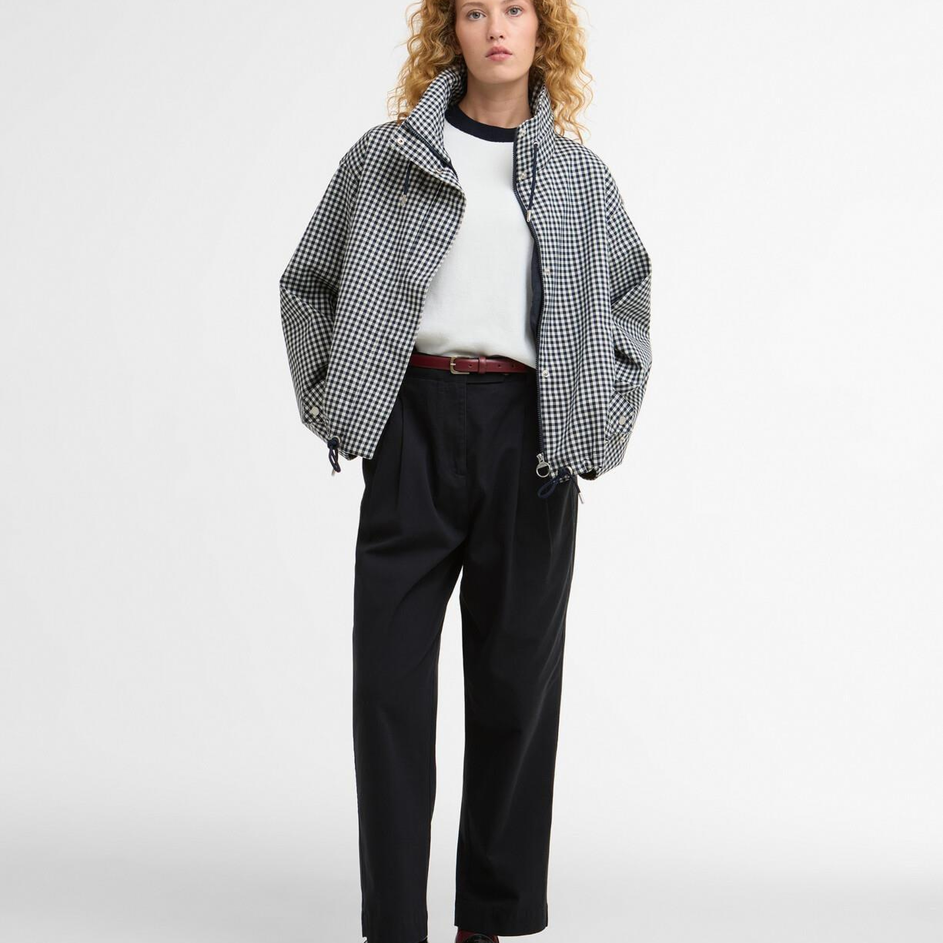 Barbour Bronwyn Check Showerproof Ceket