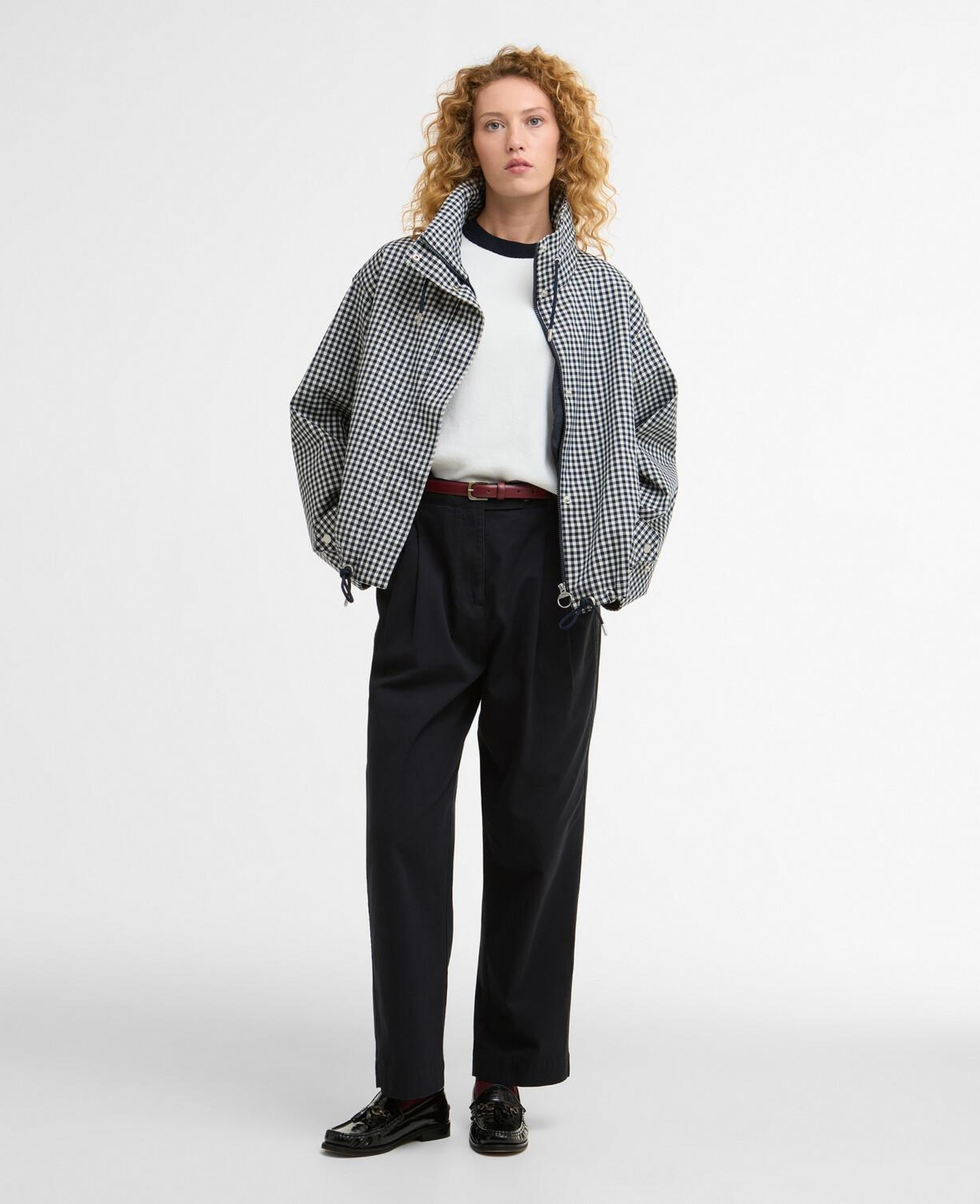 Barbour Bronwyn Check Showerproof Ceket