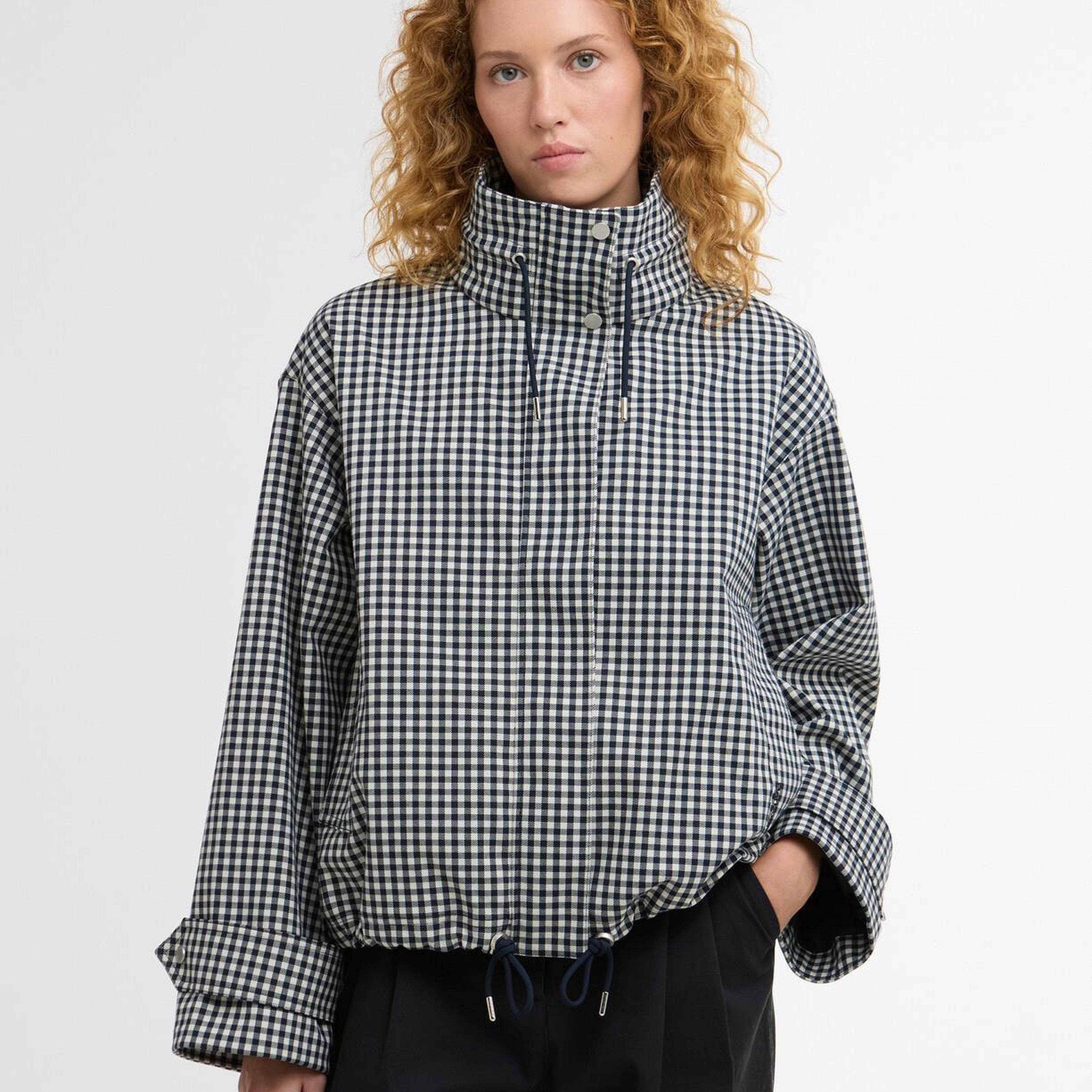 Barbour Bronwyn Check Showerproof Ceket